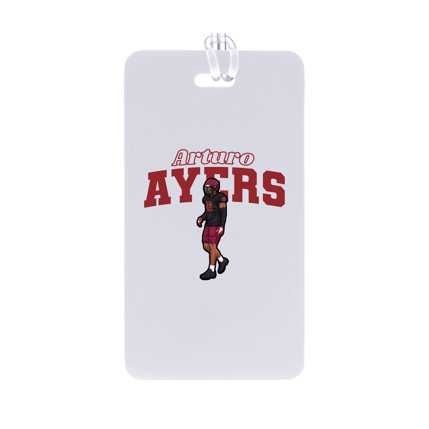 Bag Tag — Name Arch in Classic