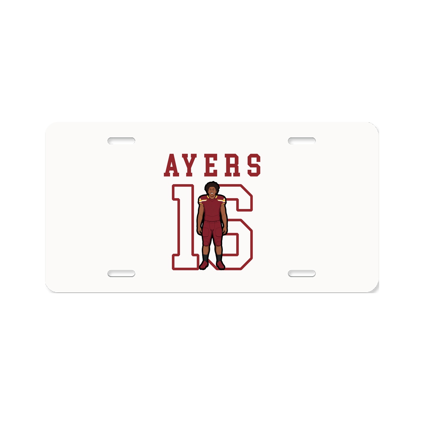 License Plate — Shirsey in Classic