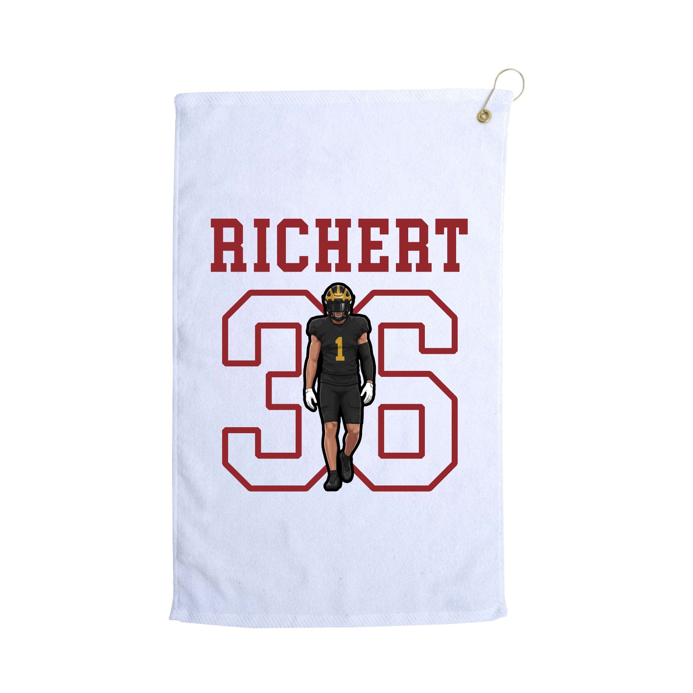 Golf Towel — Shirsey in White