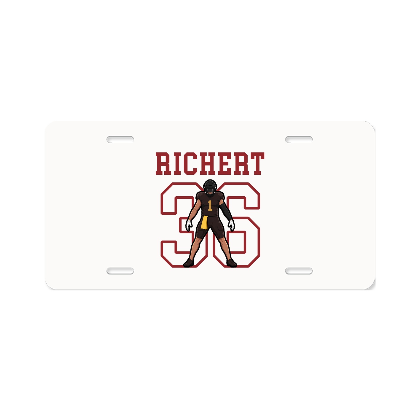 License Plate — Shirsey in Classic