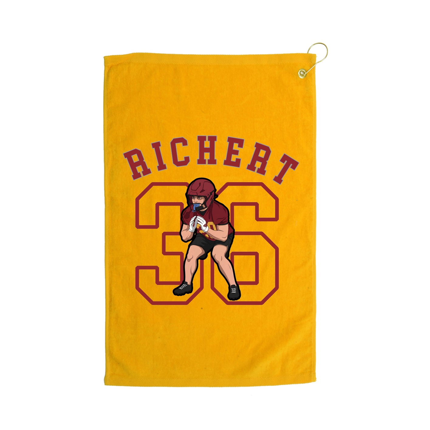 Golf Towel — Shirsey Arch in Gold