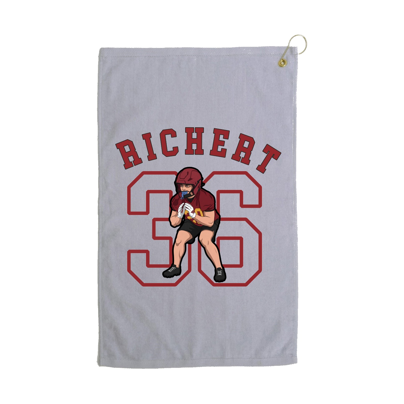 Golf Towel — Shirsey Arch in Grey