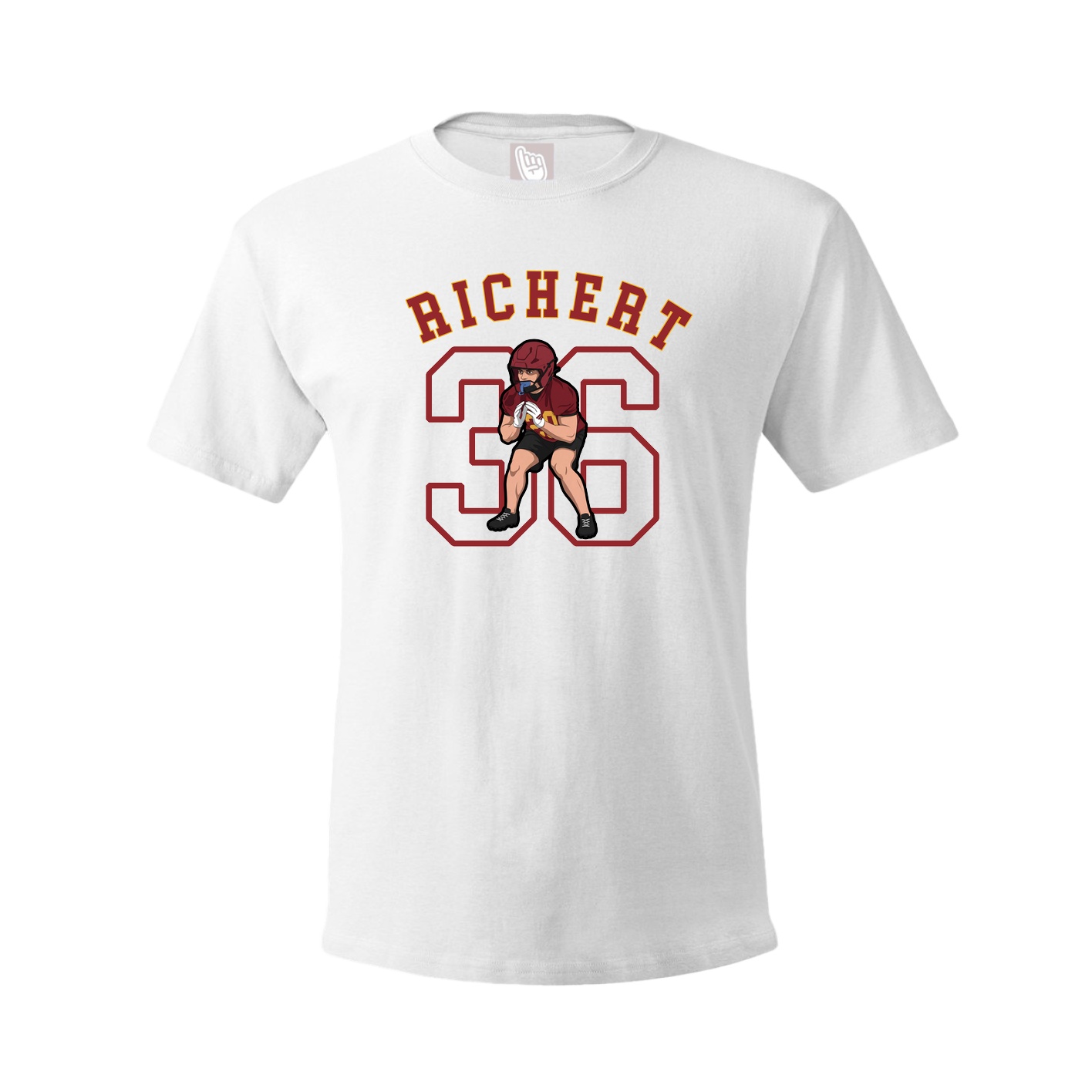 Youth Tee — Shirsey Arch in White