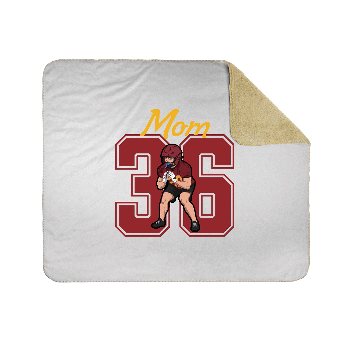 Throw Blanket — Mothers Day Shirsey in White