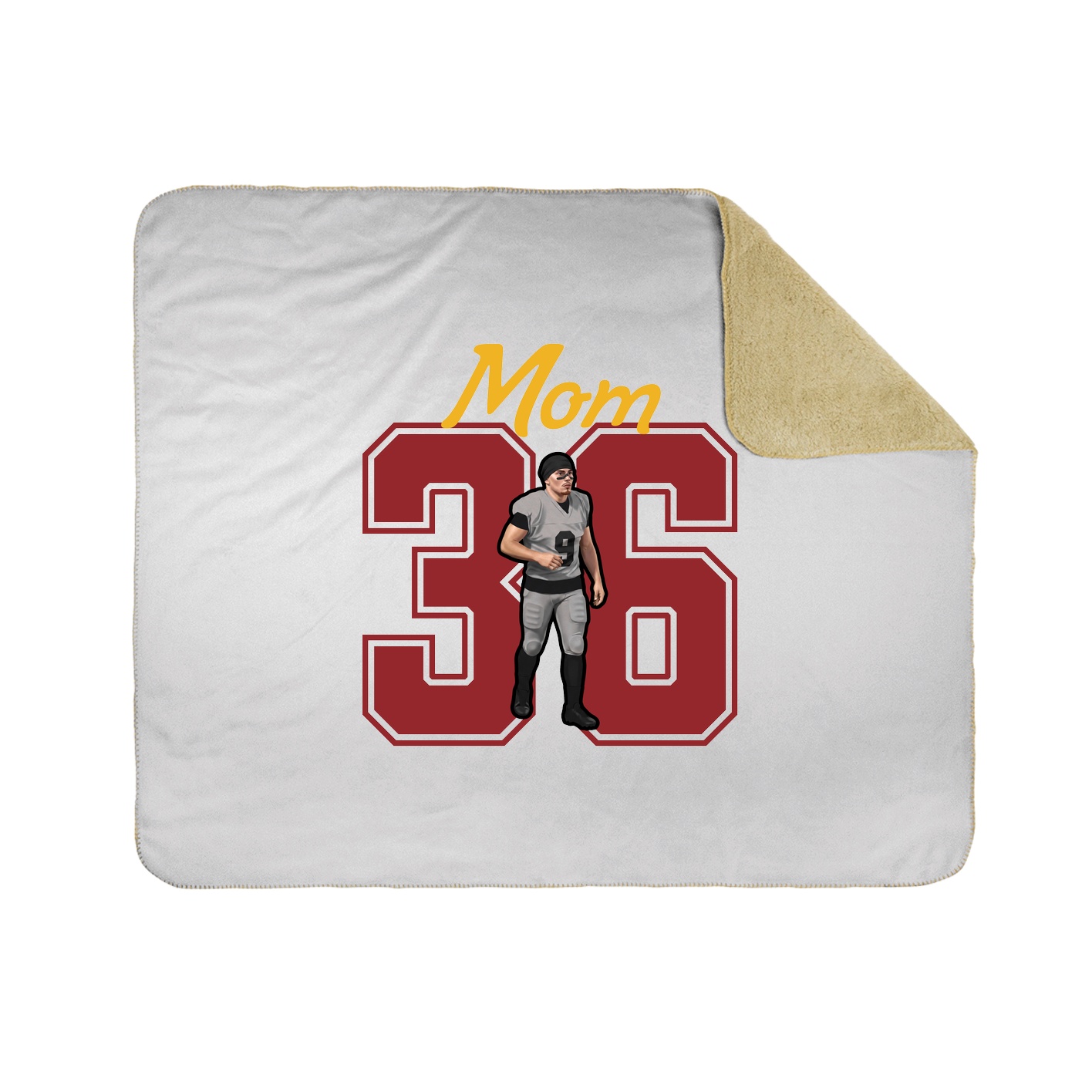 Throw Blanket — Mothers Day Shirsey in White