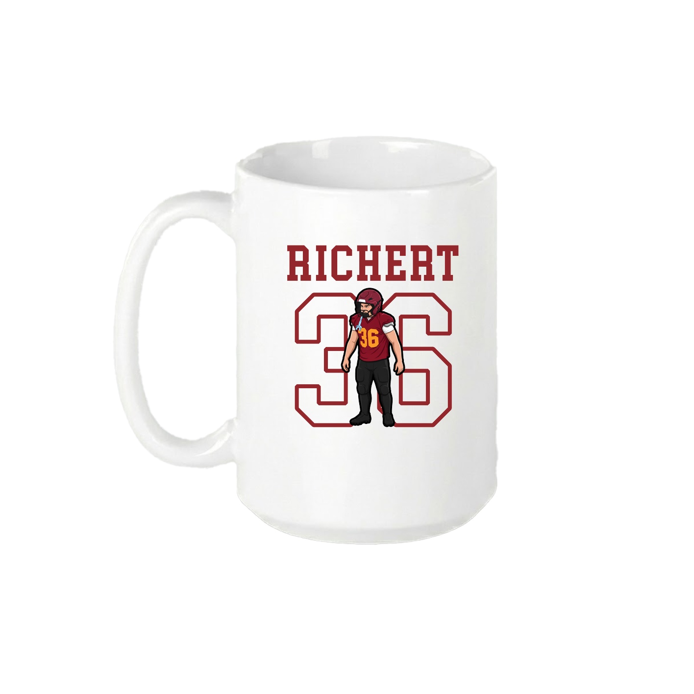 15oz Coffee Mug — Shirsey in White
