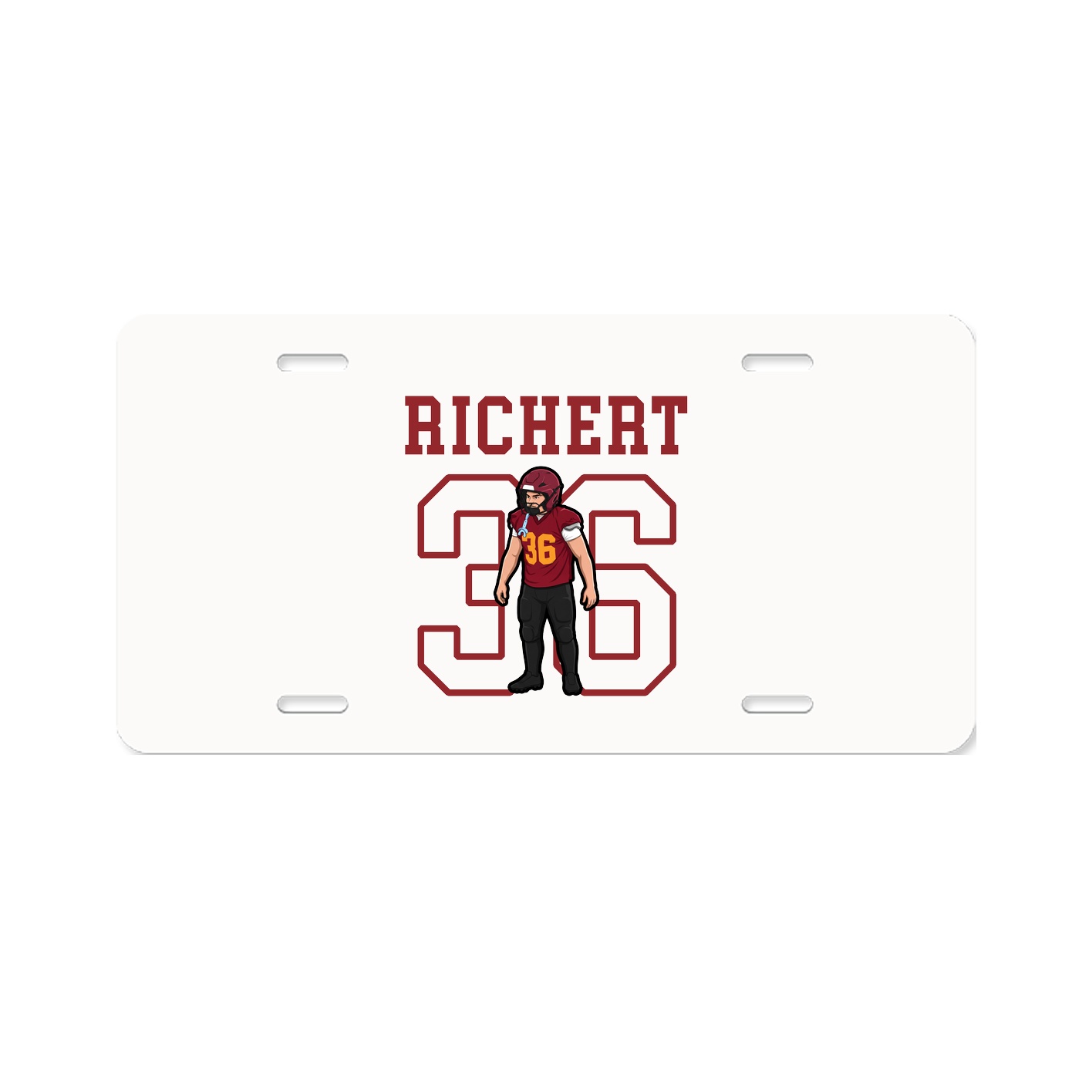 License Plate — Shirsey in Classic