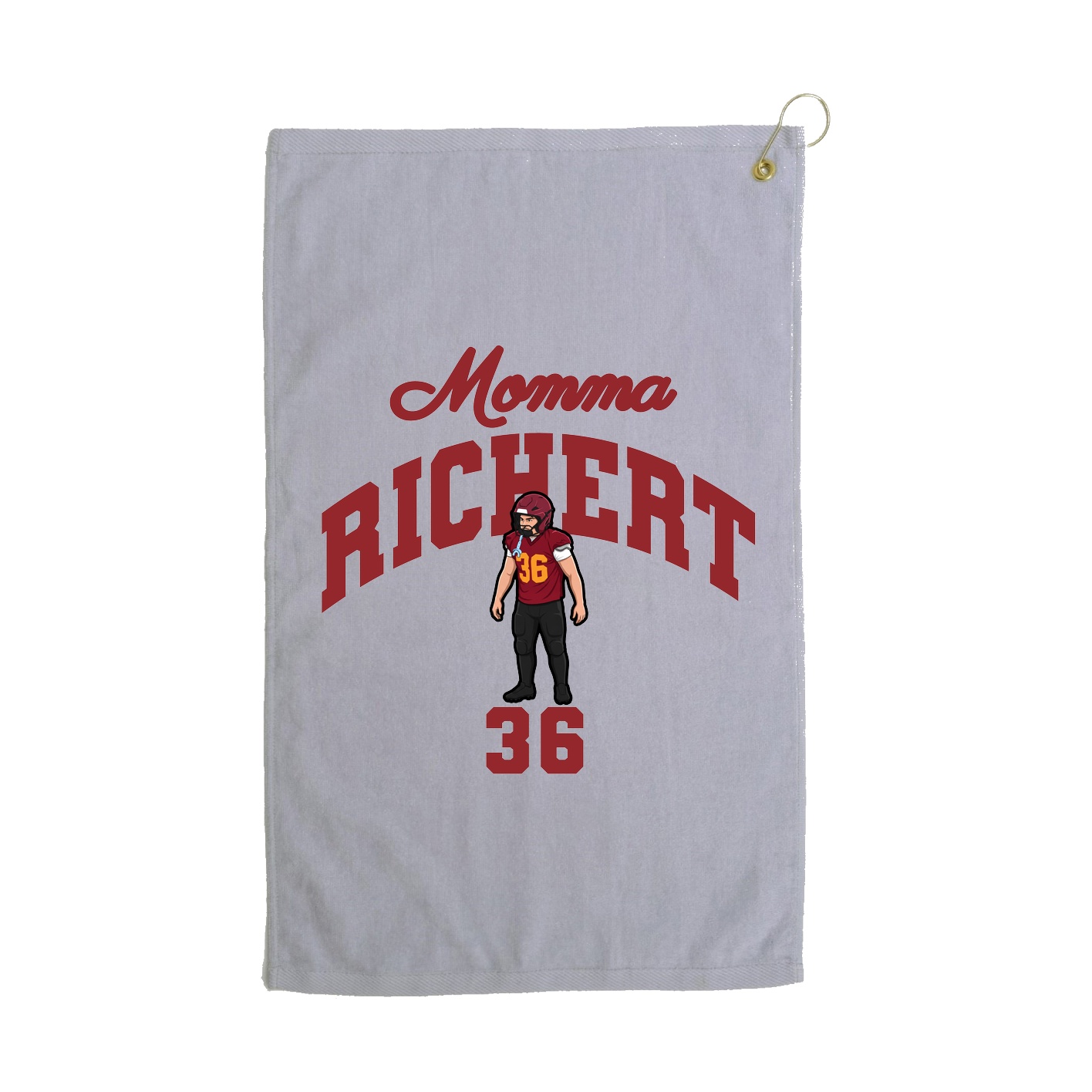 Golf Towel — Mothers Day Arch in Grey