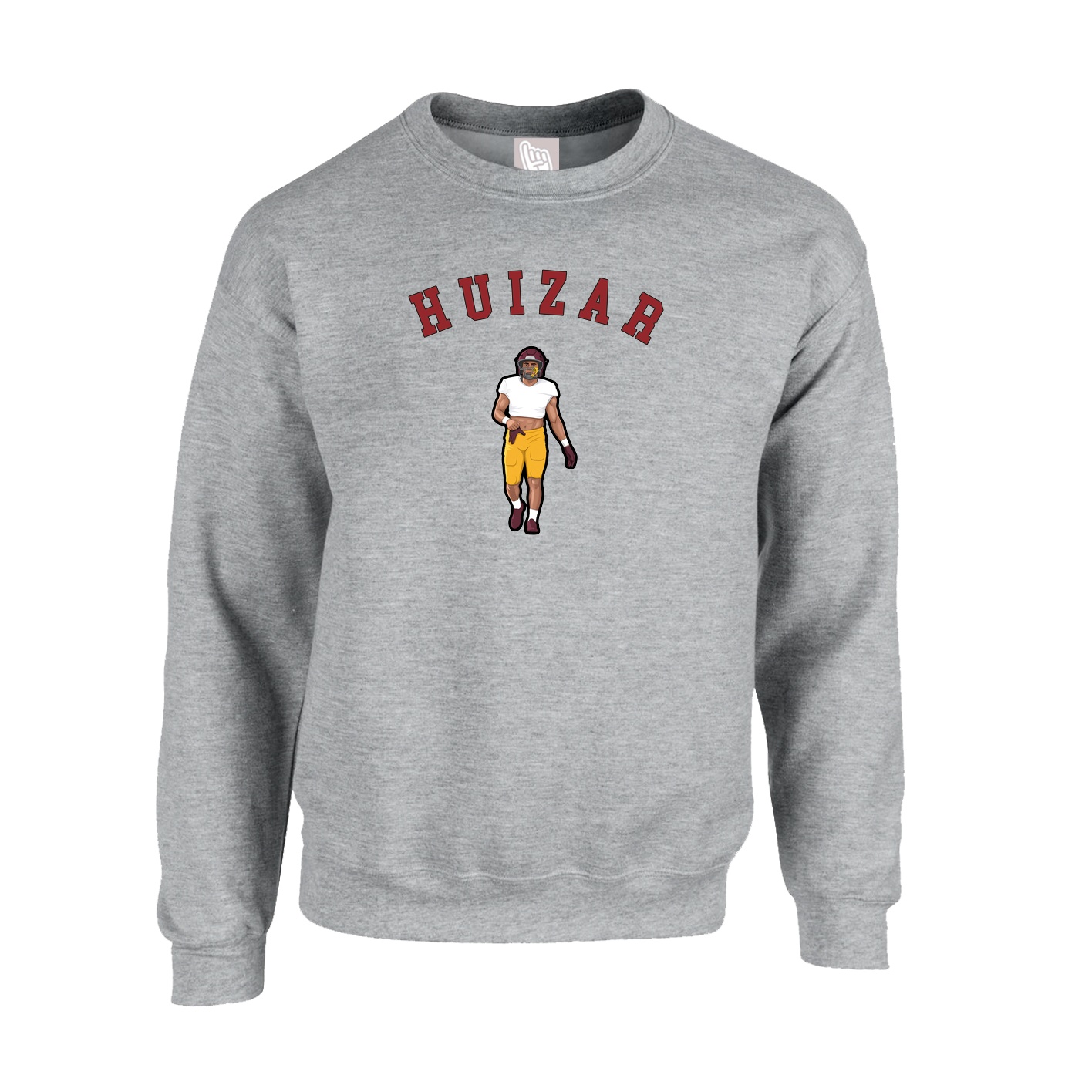 Fleece Crew — Shirsey Arch in Grey
