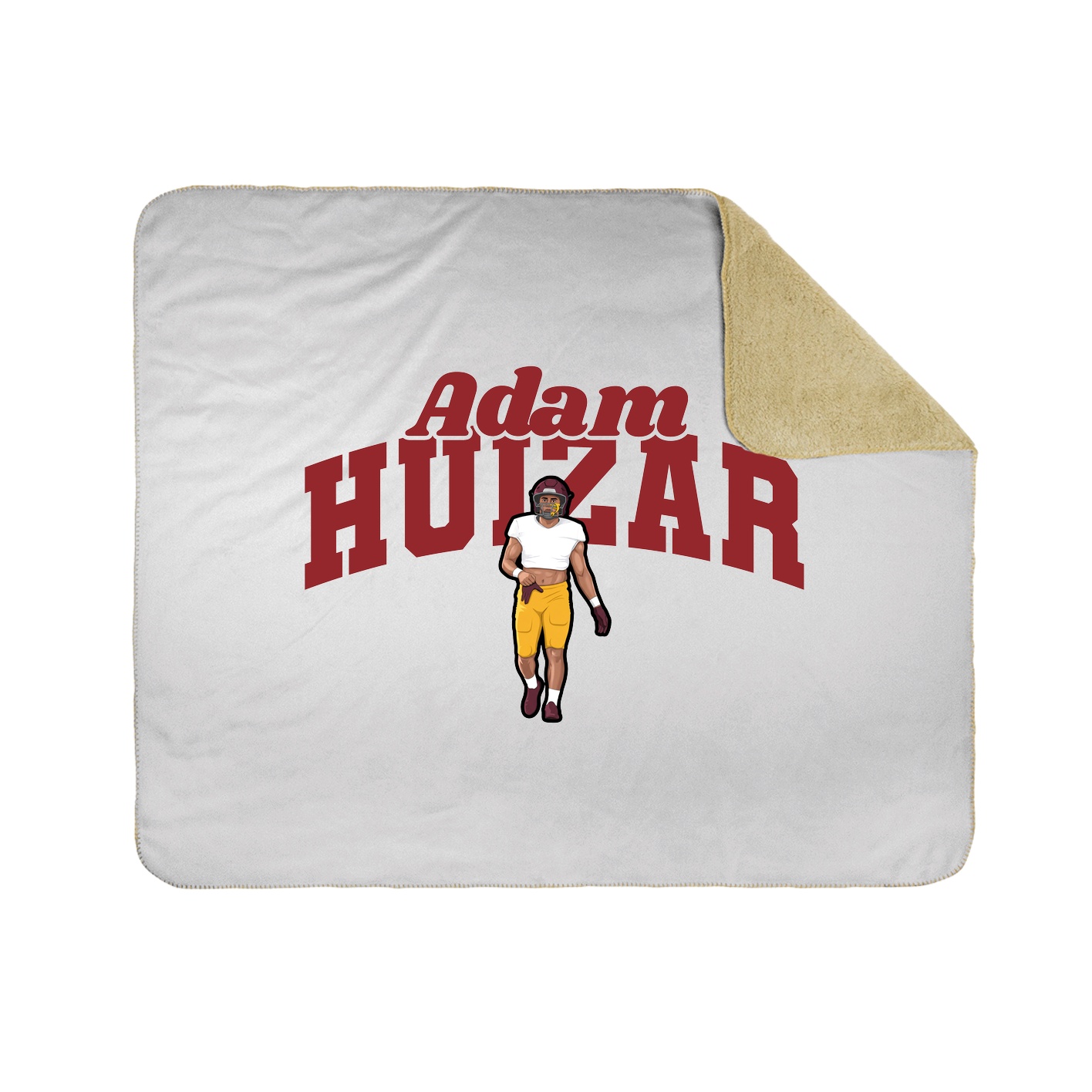 Throw Blanket — Signature Arch in White