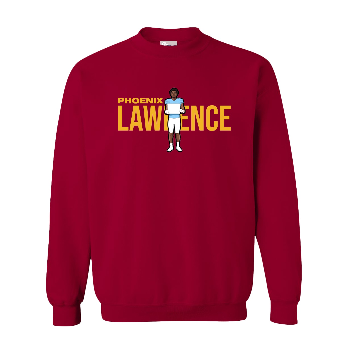 Fleece Crew — Player Name in Cardinal