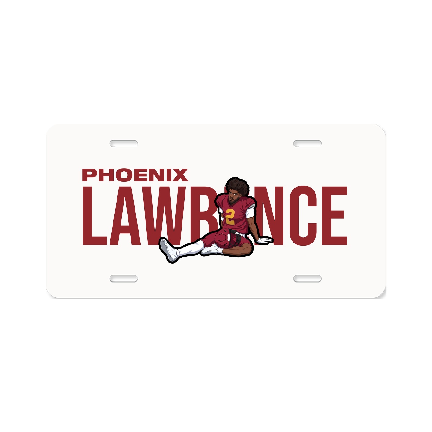License Plate — Player Name in Classic