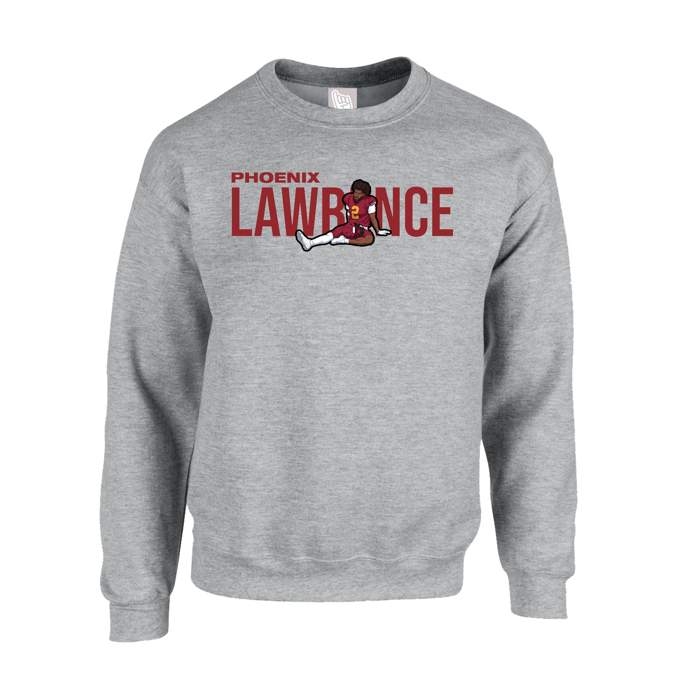 Fleece Crew — Player Name in Grey