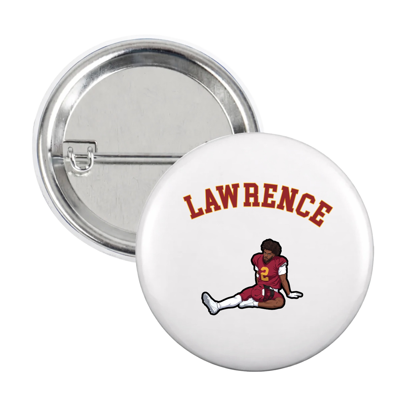 Game Day Button — Shirsey Arch in White