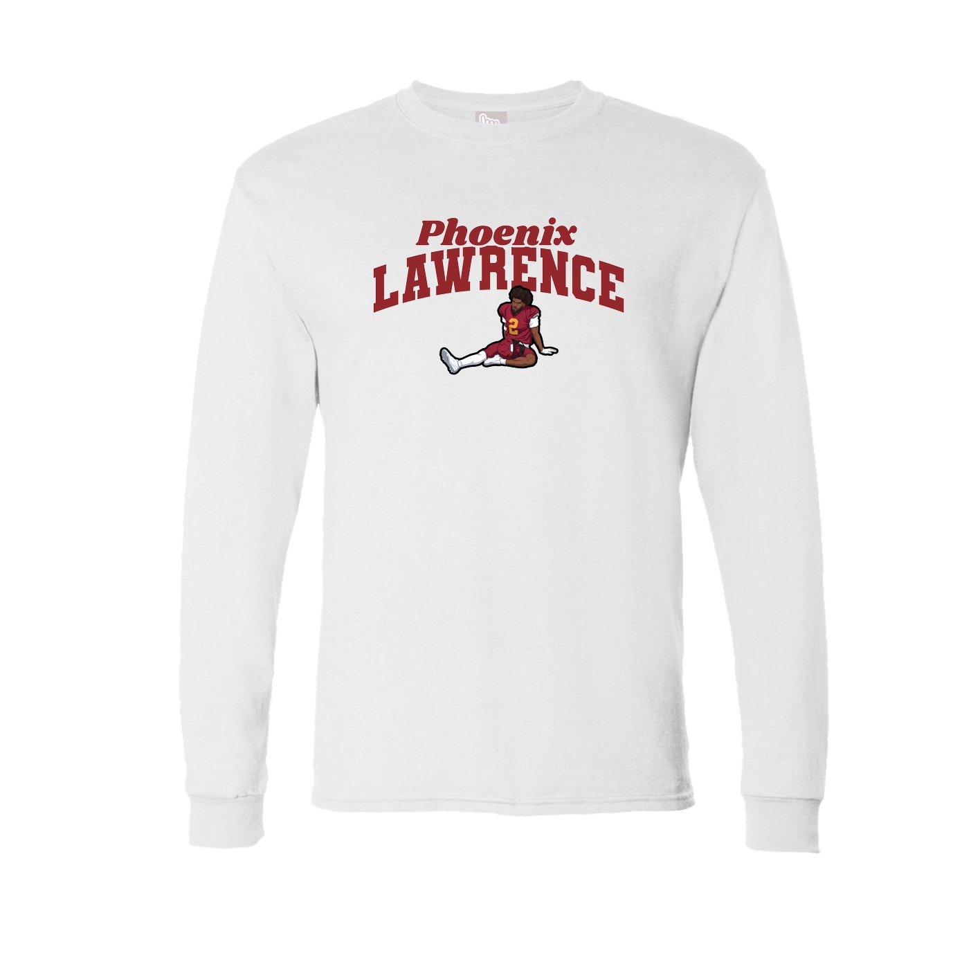 Long Sleeve Tee — Signature Arch in White