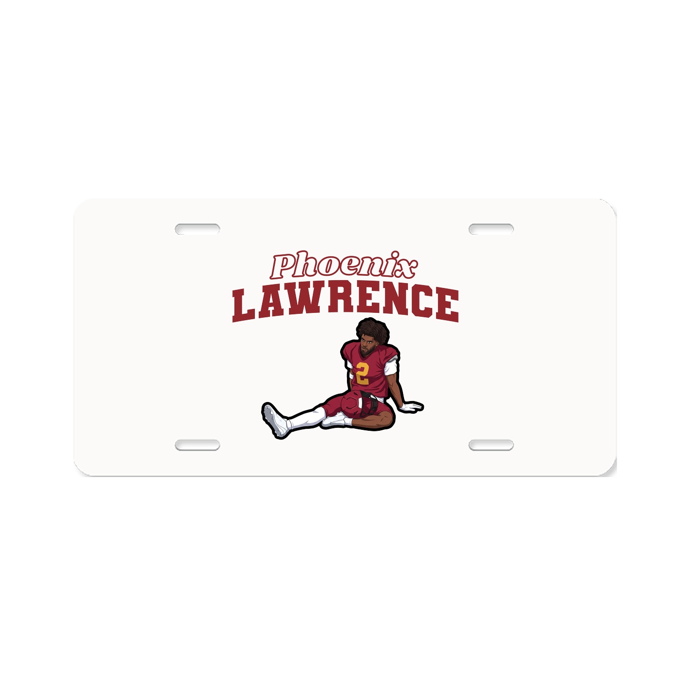 License Plate — Name Arch in Classic