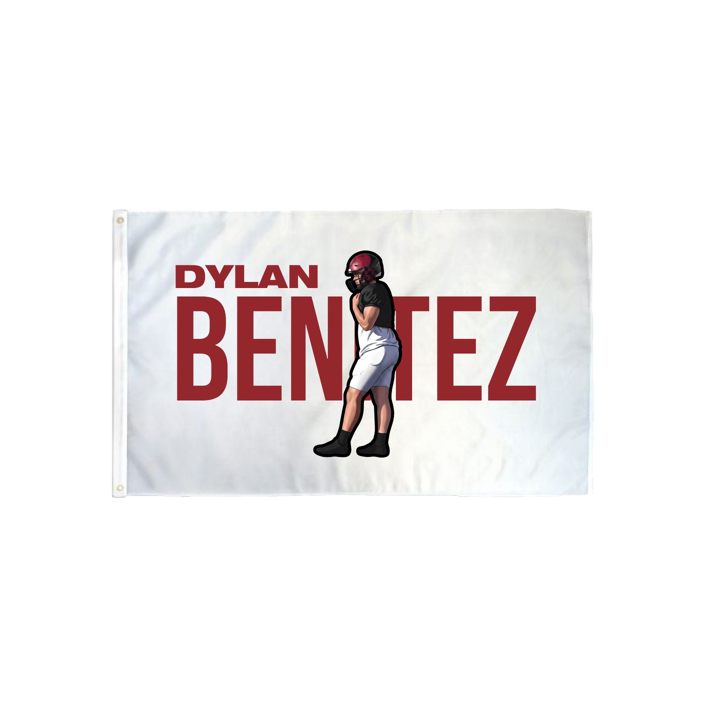 3x5 Flag — Player Name in Classic