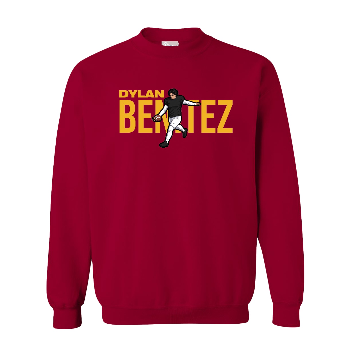 Fleece Crew — Player Name in Cardinal