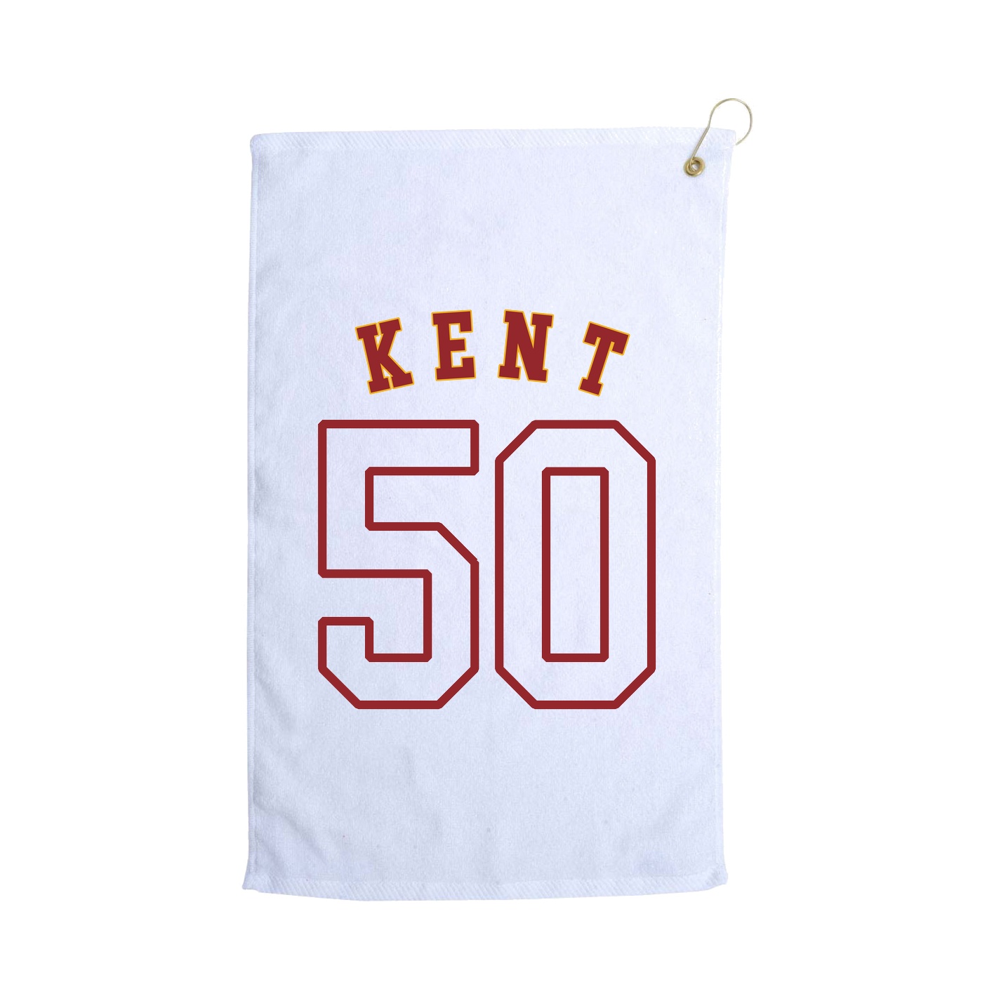 Golf Towel — Shirsey Arch in White