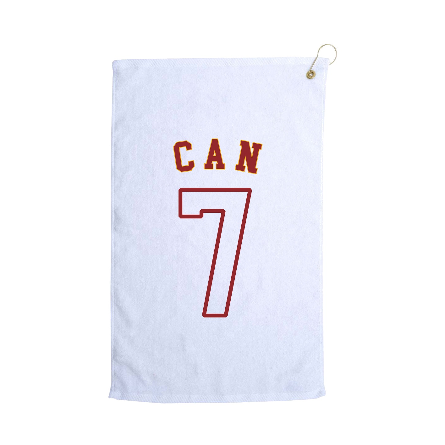 Golf Towel — Shirsey Arch in White