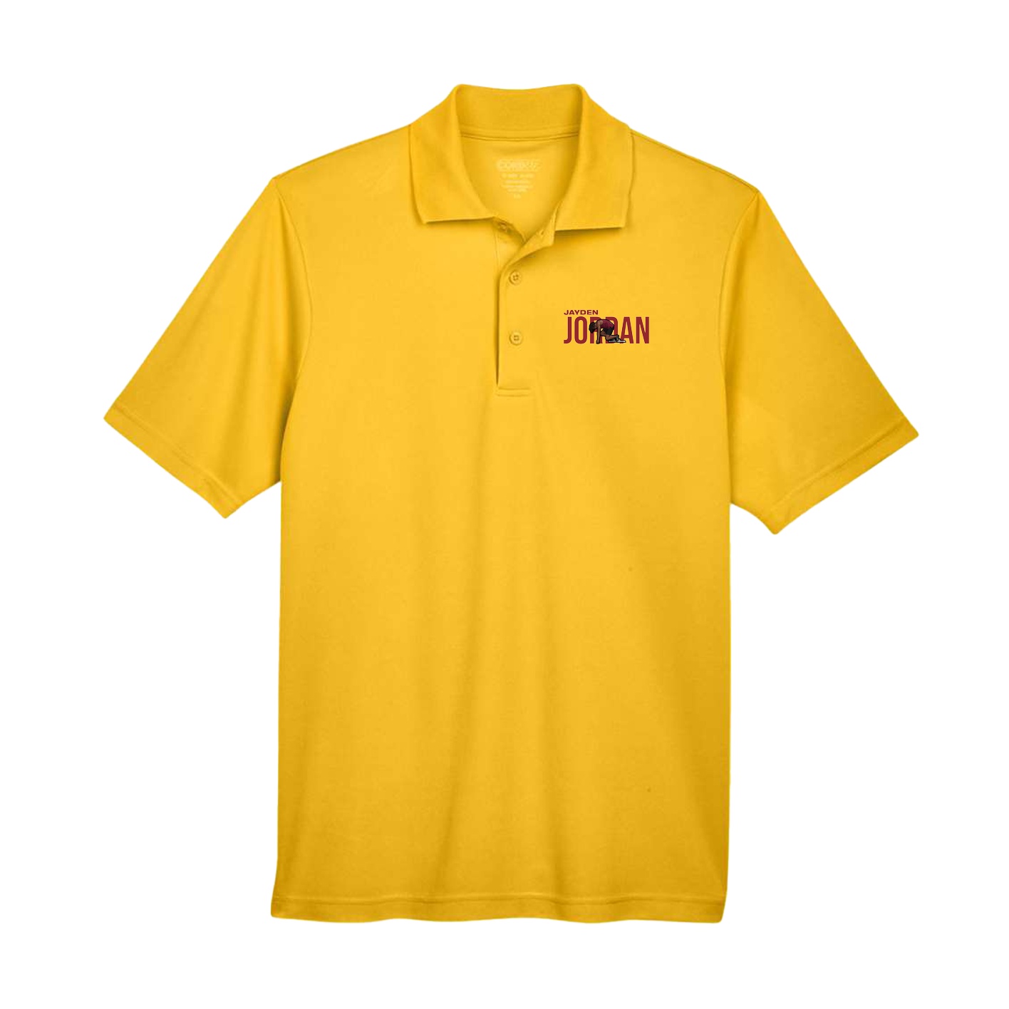 Performance Polo — Player Name in Gold