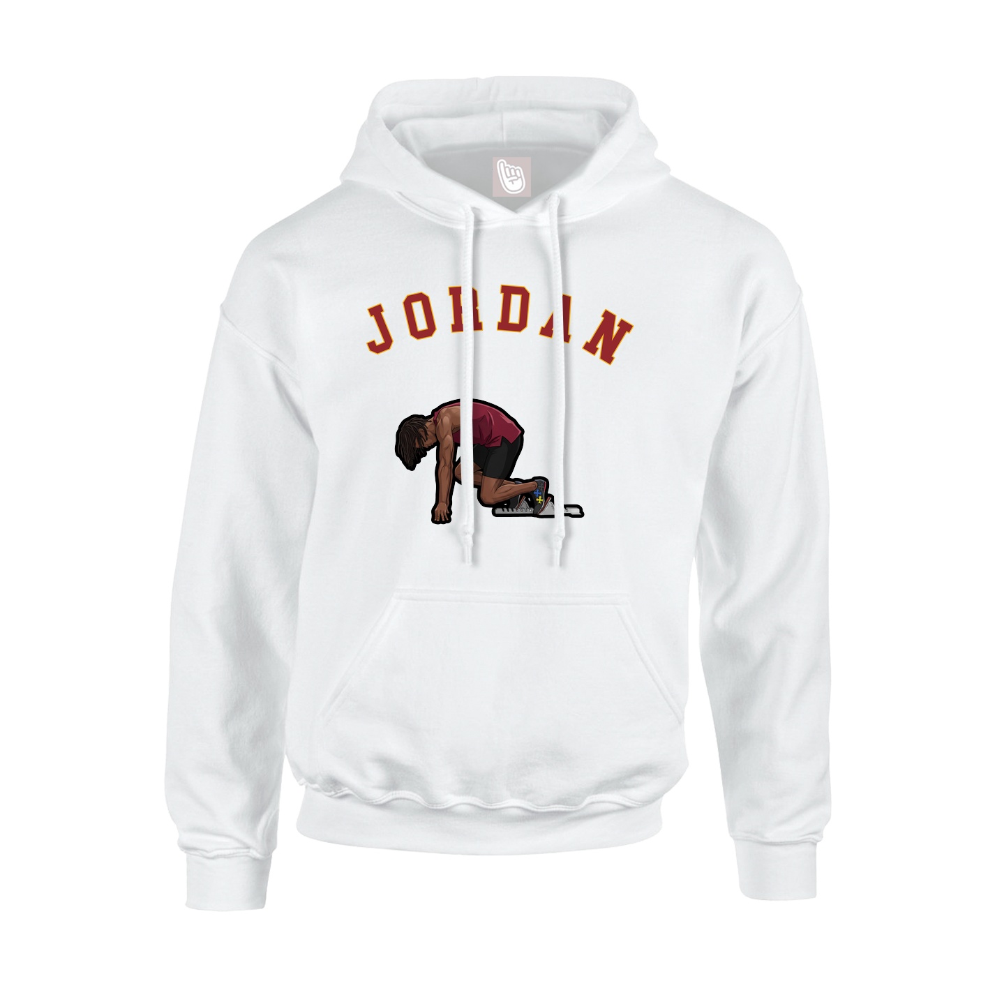 Hoodie — Shirsey Arch in White