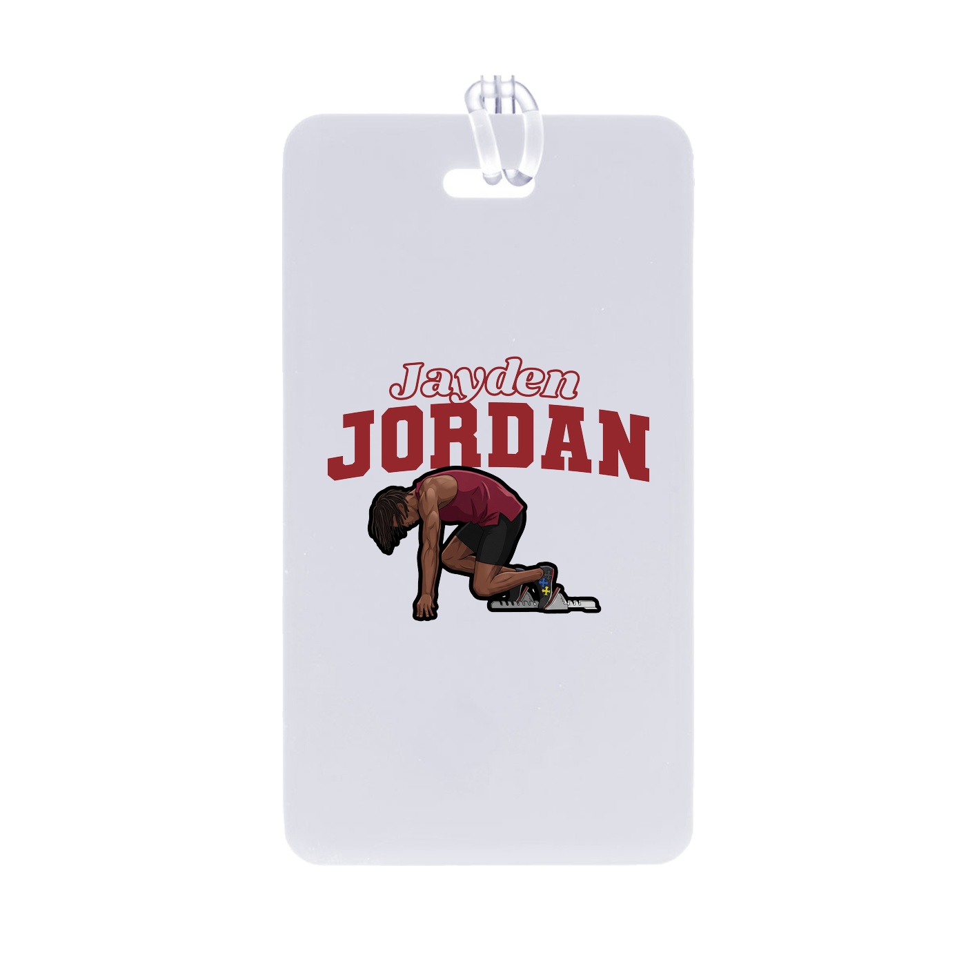 Bag Tag — Name Arch in Classic