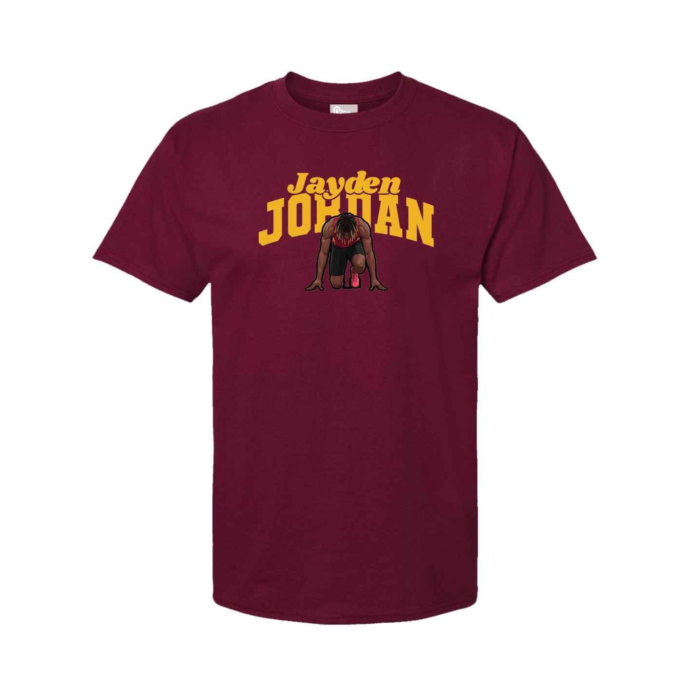 Youth Tee — Signature Arch in Cardinal