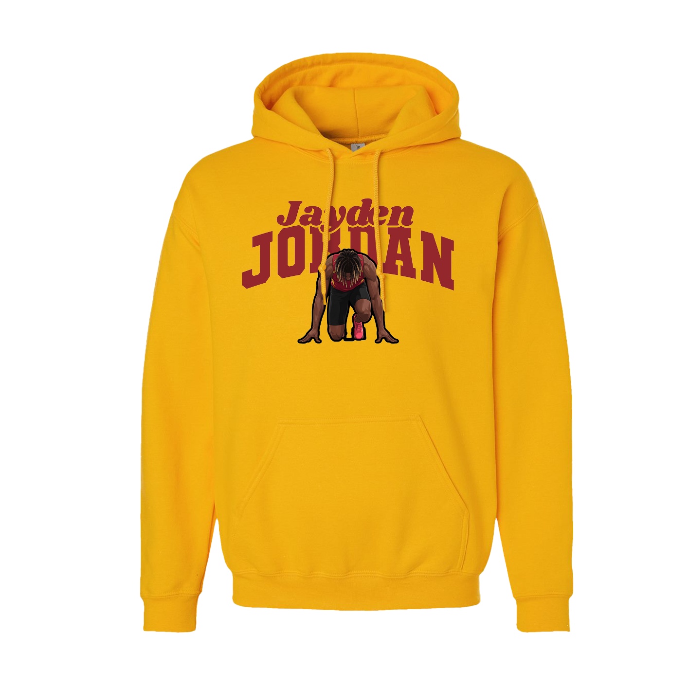 Hoodie — Signature Arch in Gold