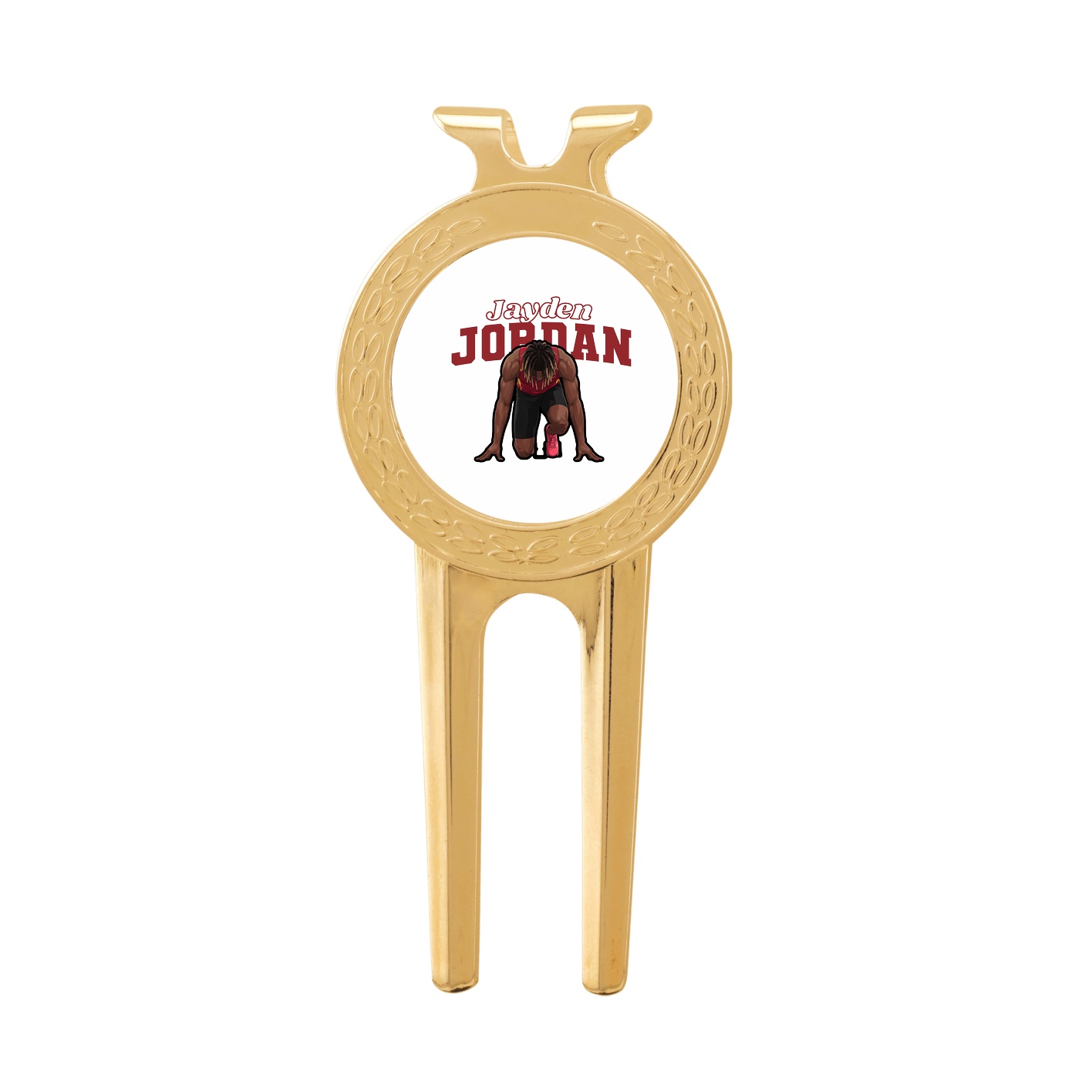 Divot Tool with Ball Marker — Name Arch in Classic