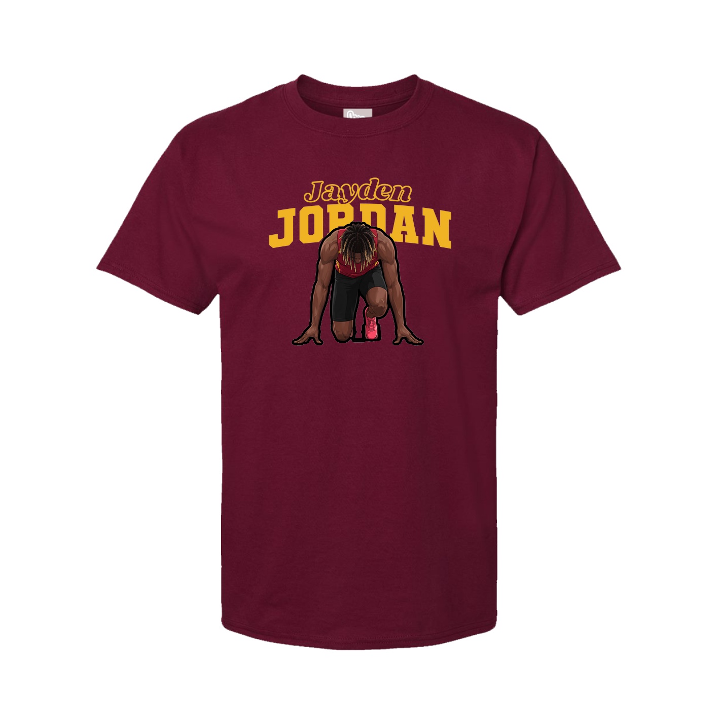 Tee — Name Arch in Cardinal