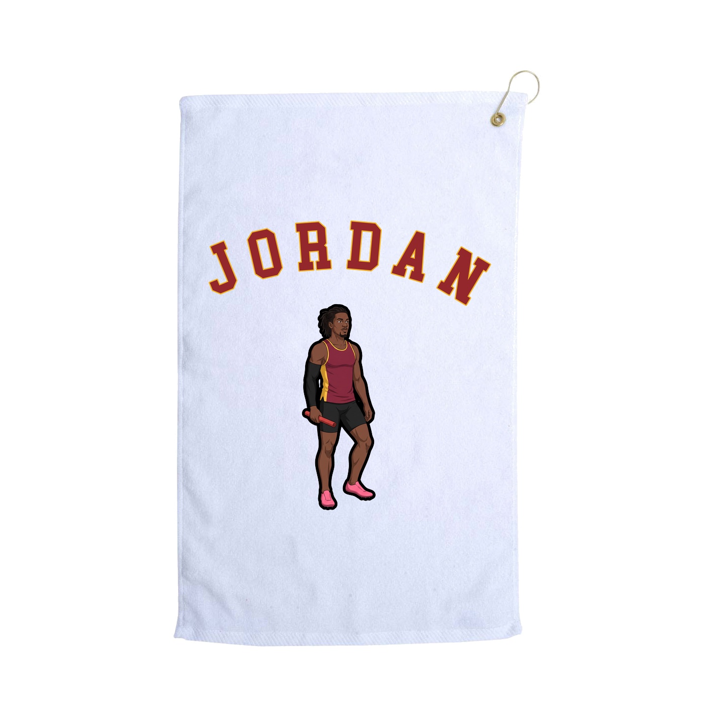 Golf Towel — Shirsey Arch in White