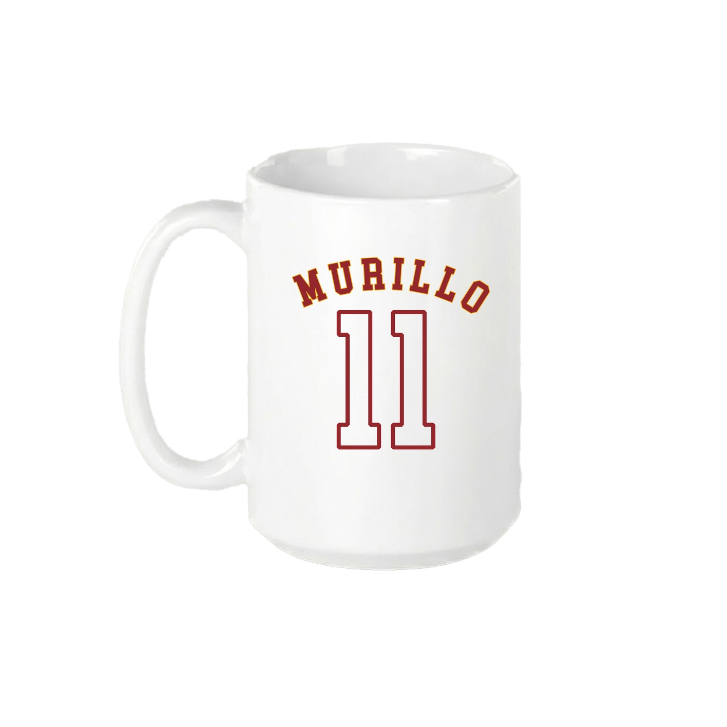 15oz Coffee Mug — Shirsey Arch in White