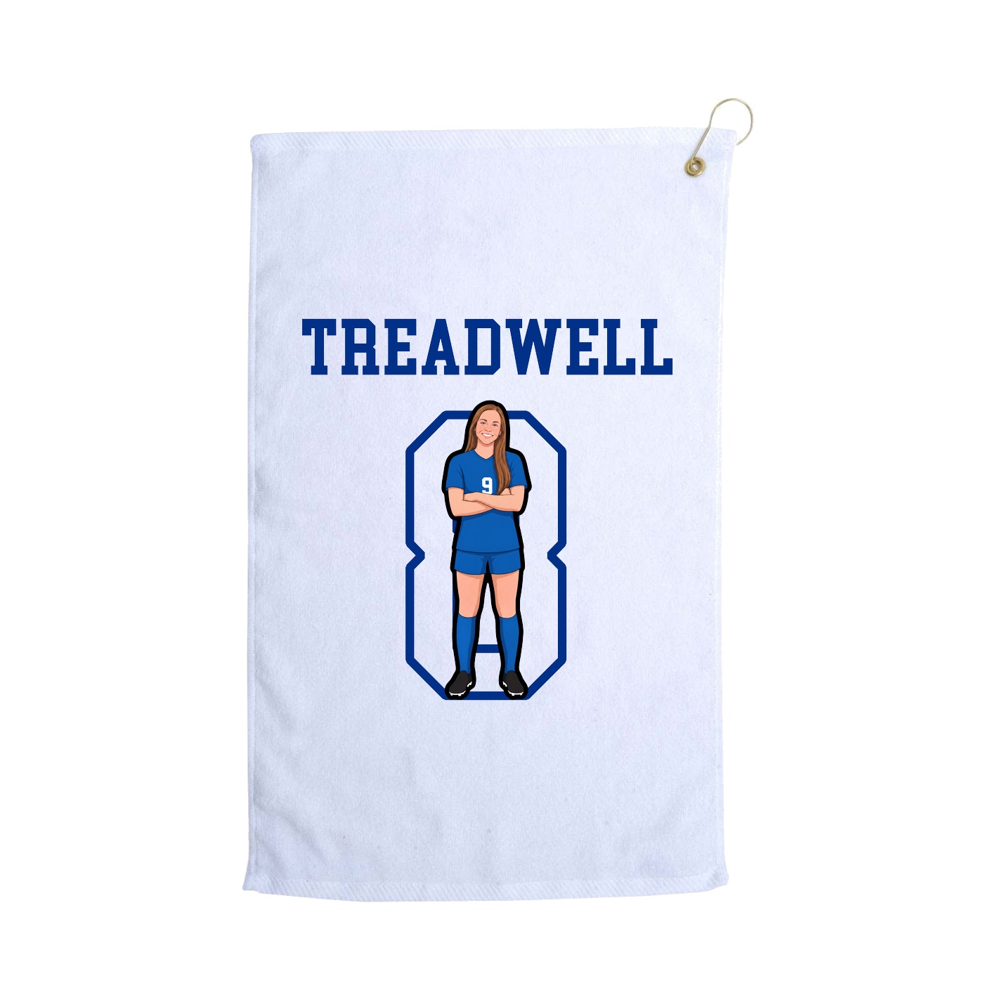 Golf Towel — Shirsey in White