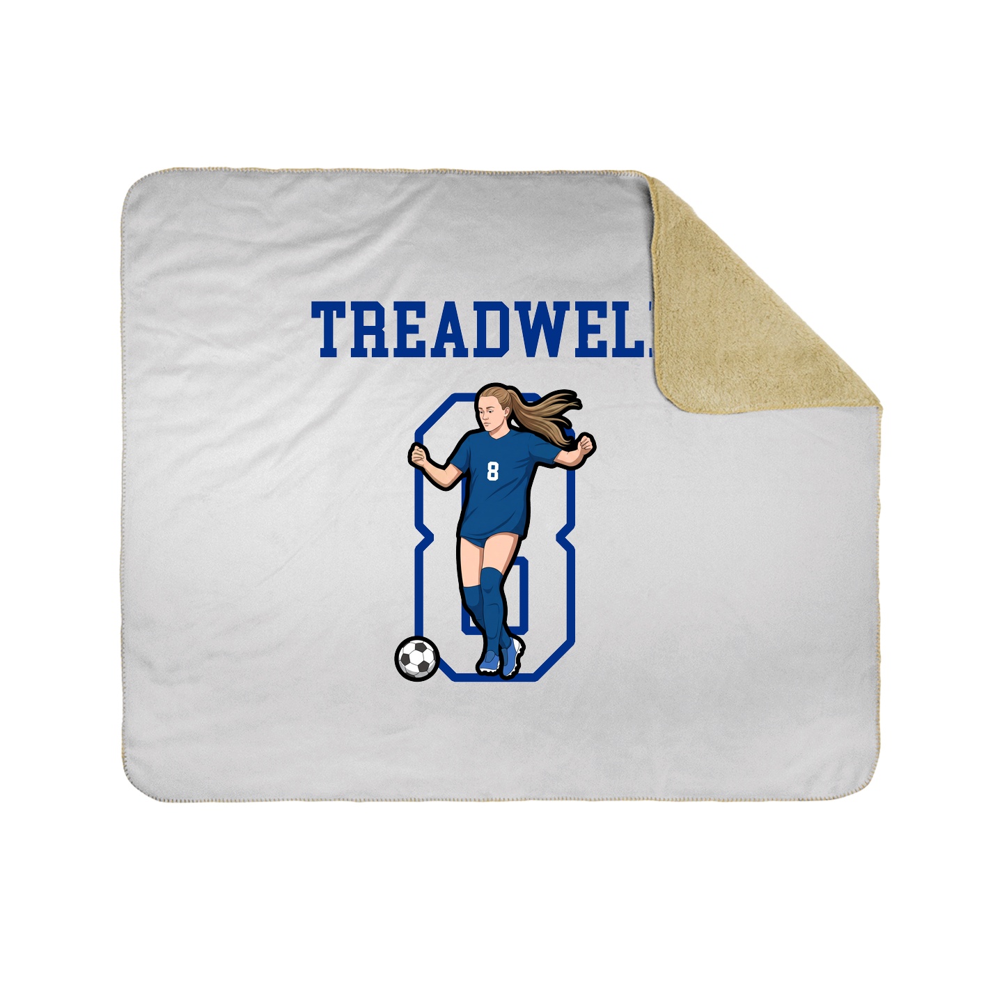 Throw Blanket — Shirsey in White