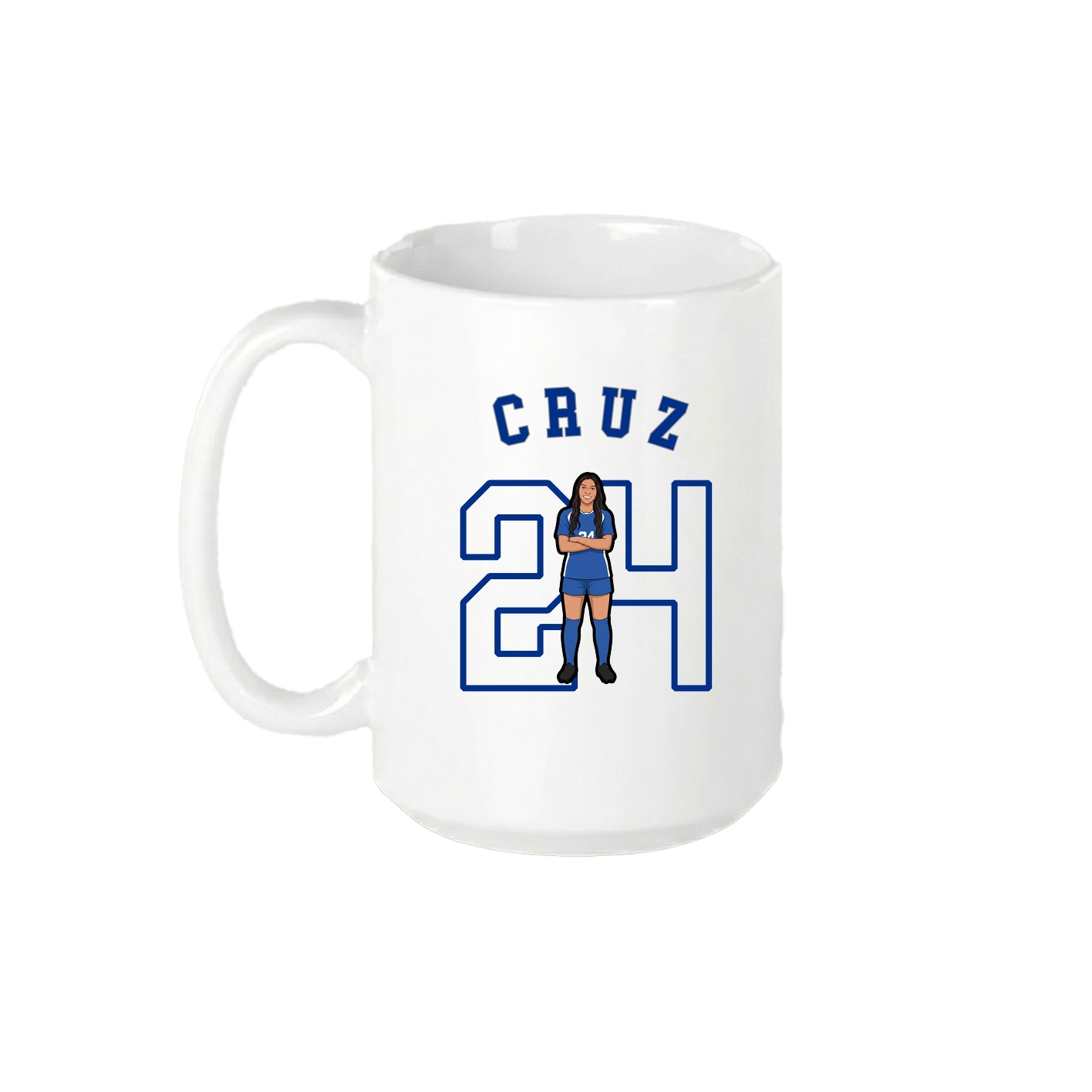 15oz Coffee Mug — Shirsey Arch in White