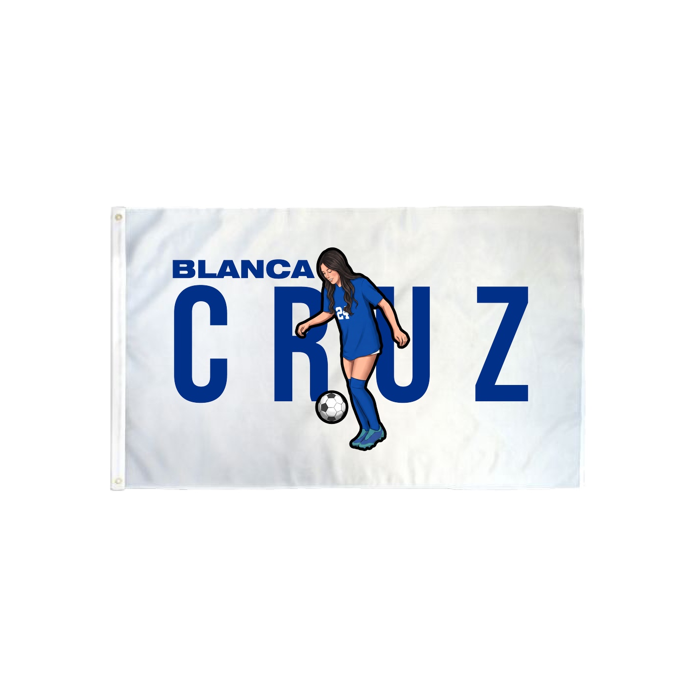 3x5 Flag — Player Name in Classic