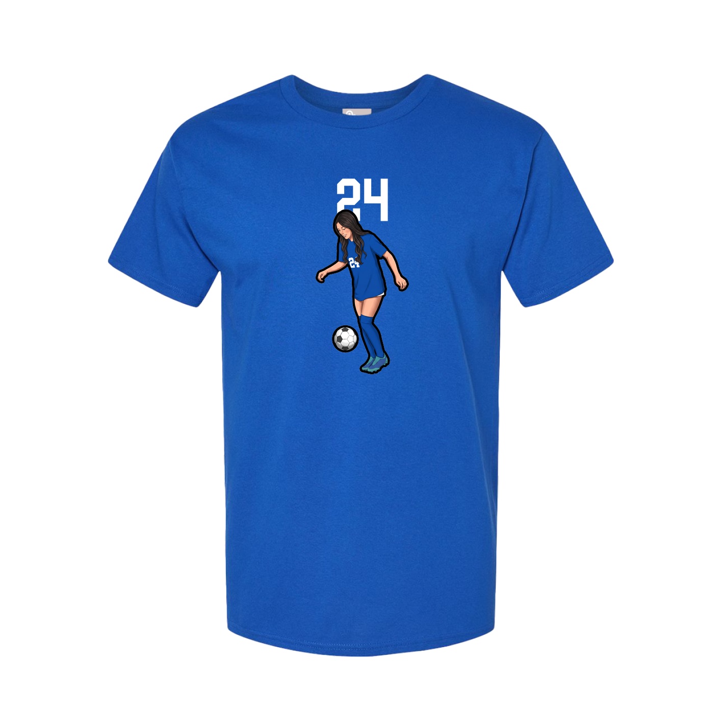 Tee — Number Top in Royal