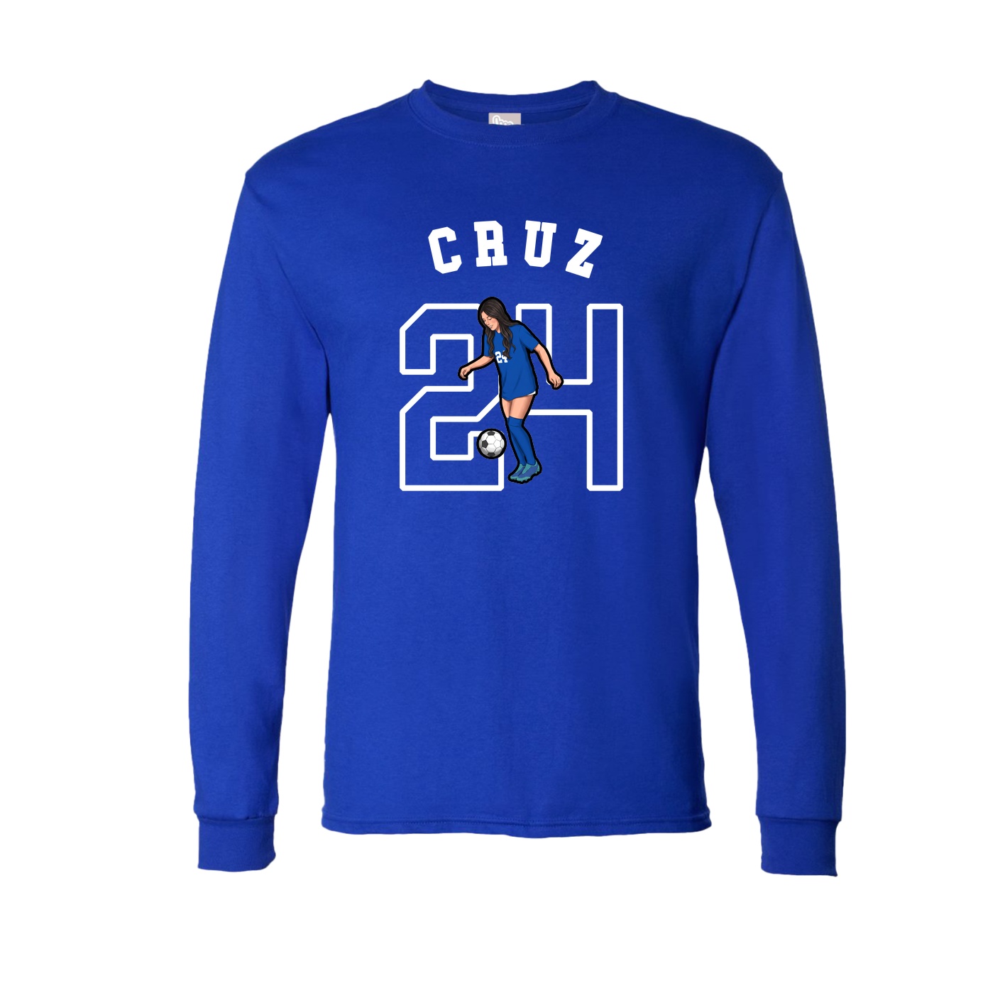 Long Sleeve Tee — Shirsey Arch in Royal