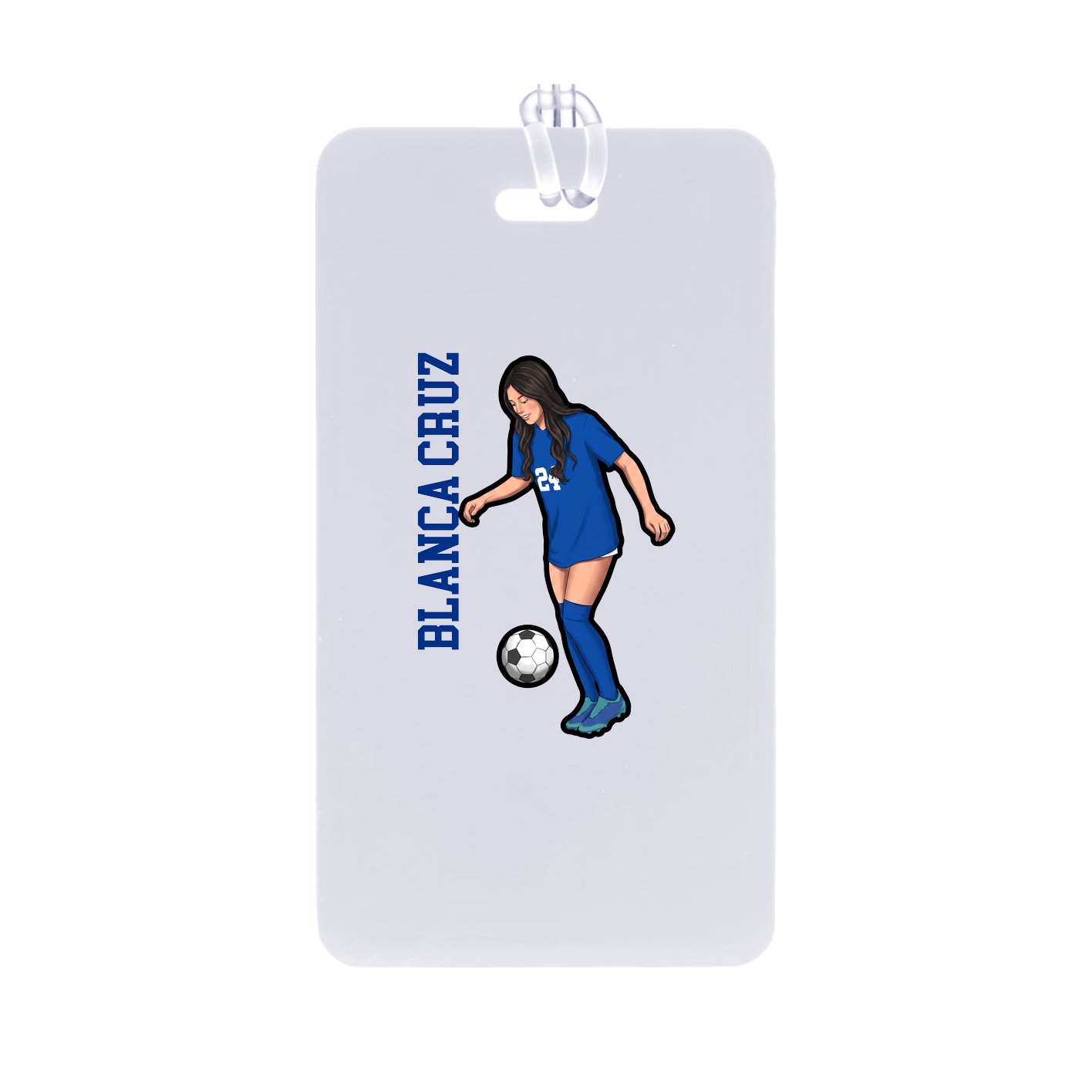 Bag Tag — Name Vertical in Classic