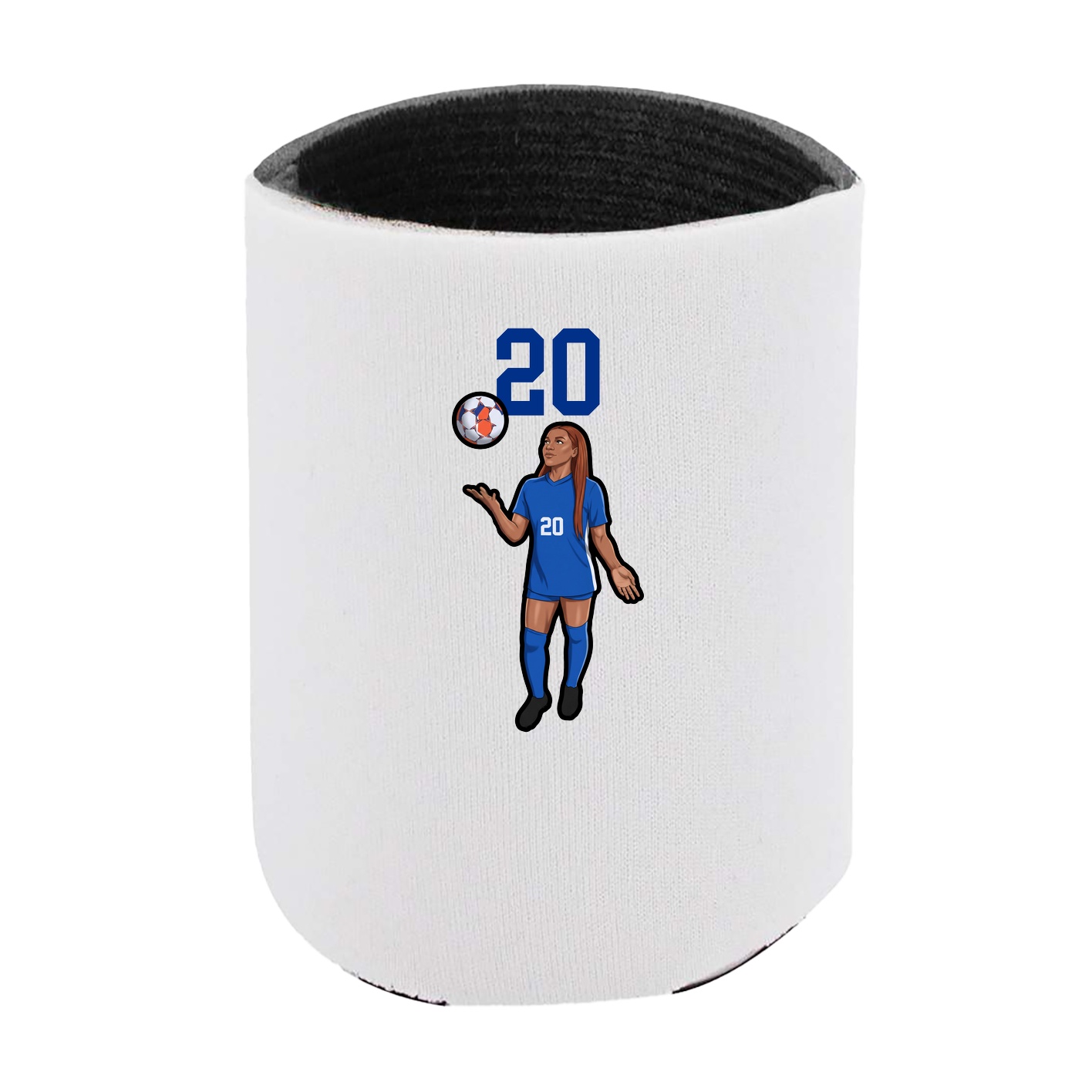 Can Holder — Number Top in White