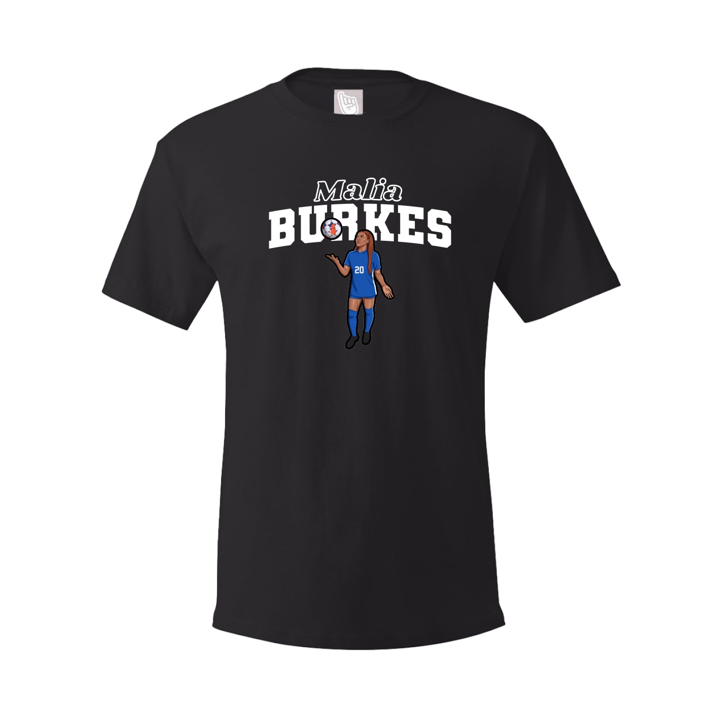 Youth Tee — Name Arch in Black