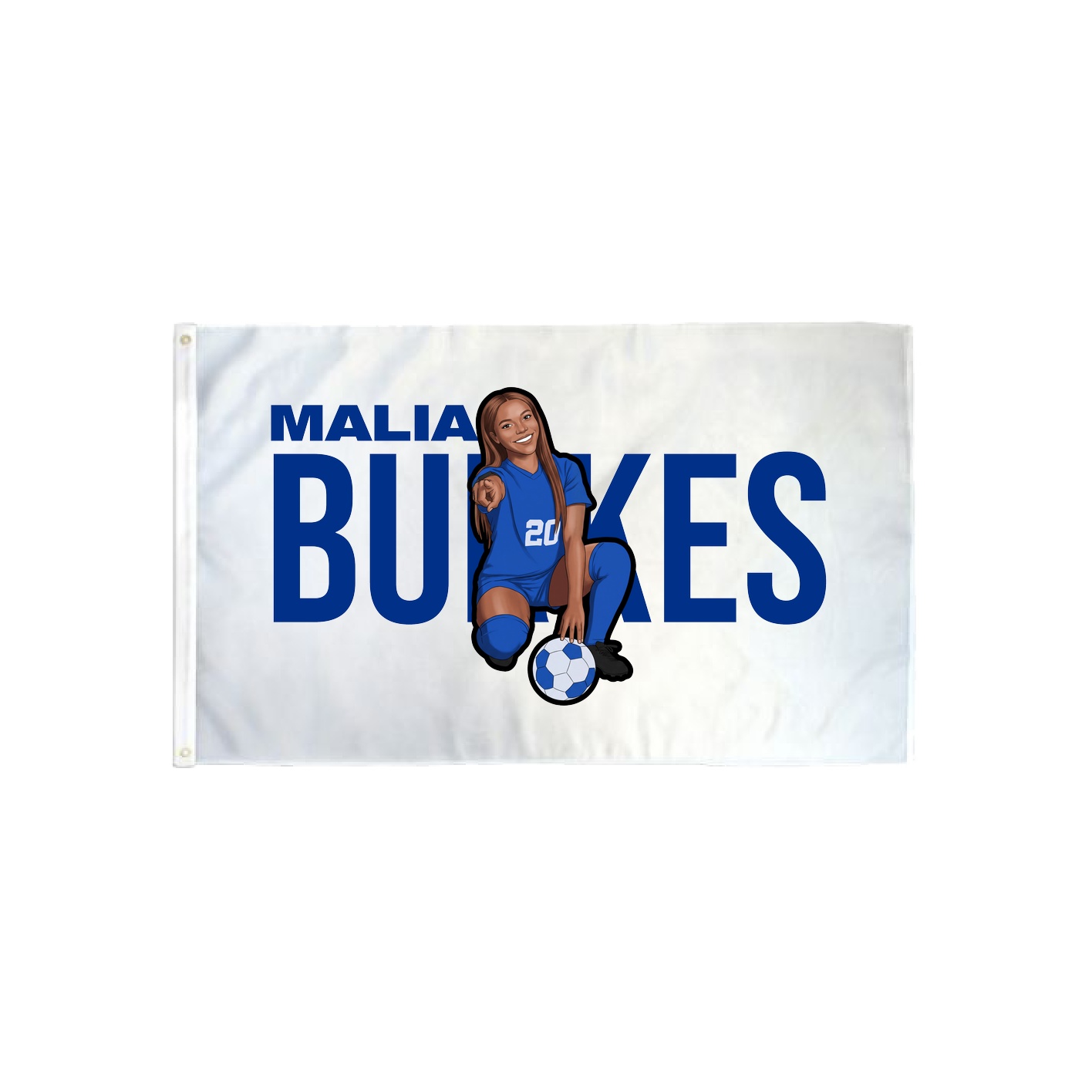 3x5 Flag — Player Name in Classic