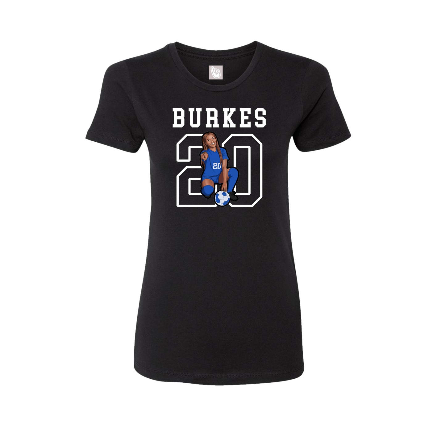Fitted Women's Tee — Shirsey in Black
