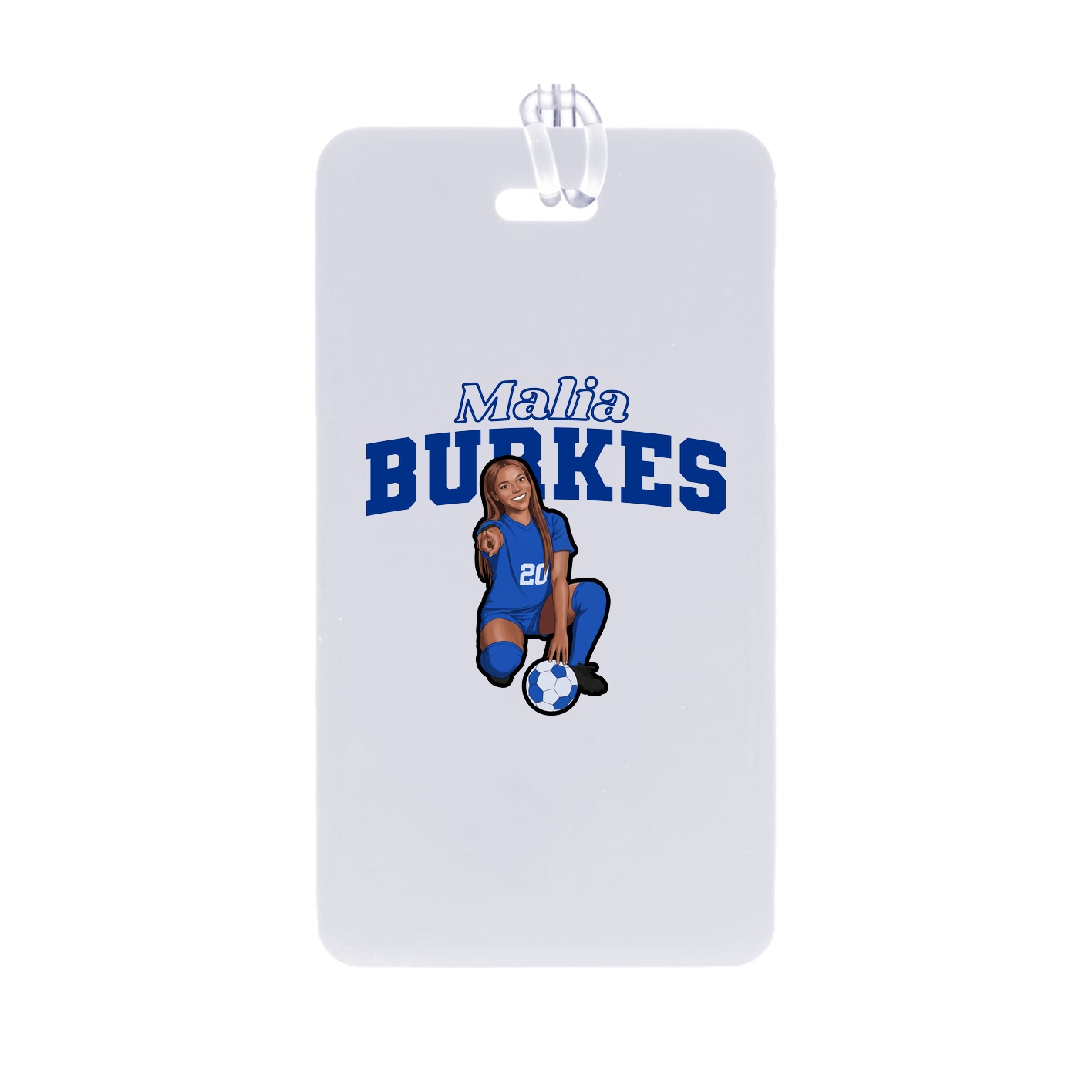 Bag Tag — Name Arch in Classic