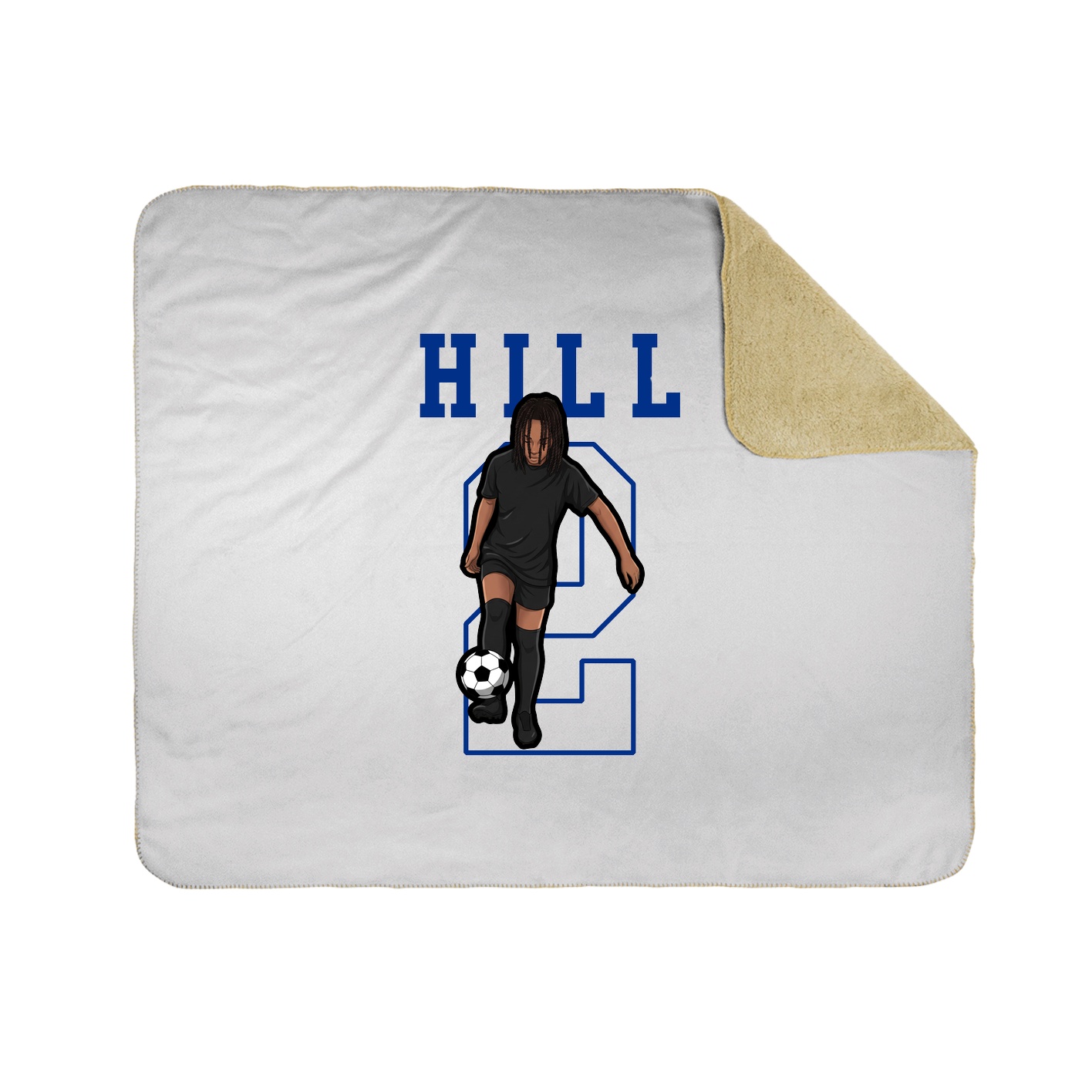 50x60 Sherpa Lined Throw Blanket