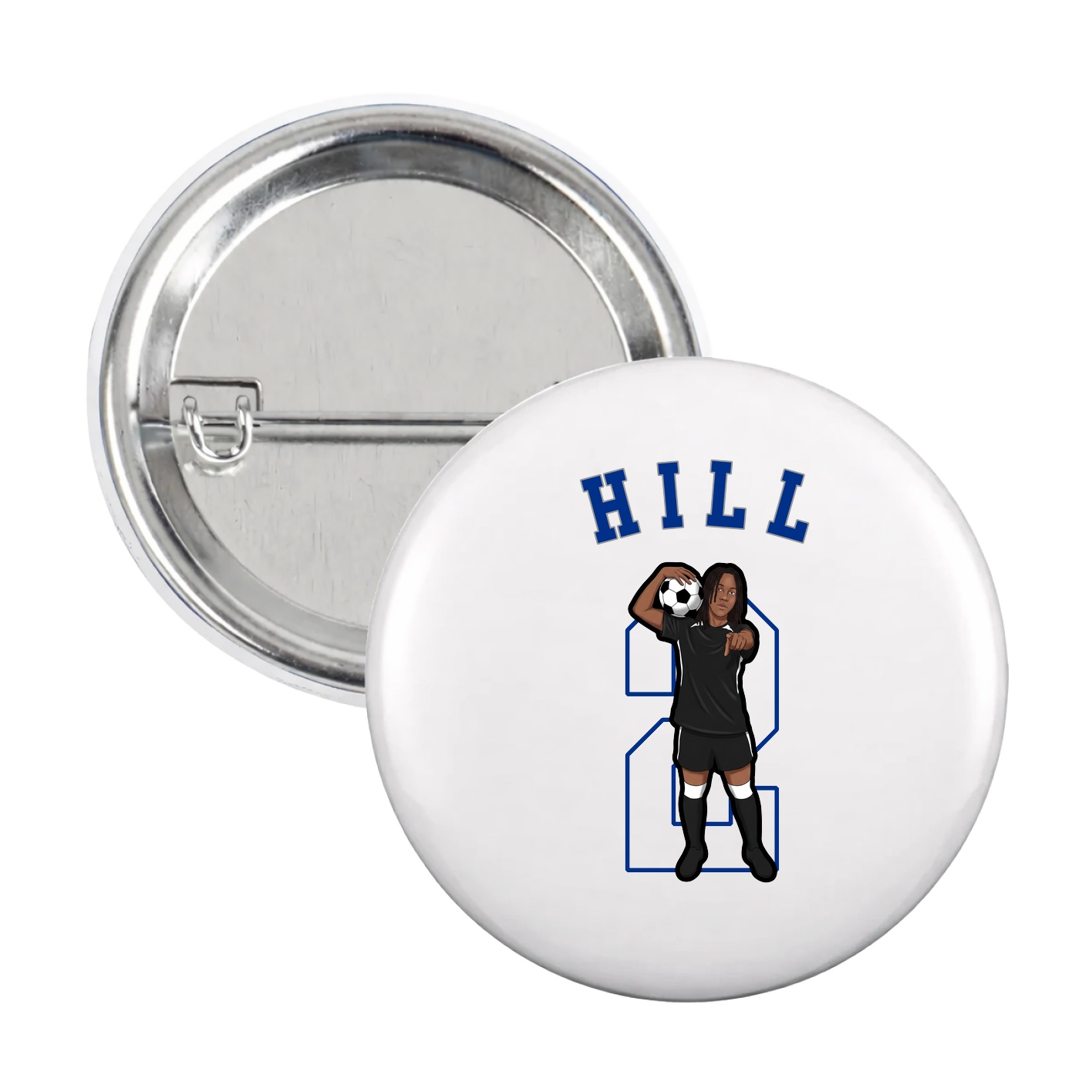 Game Day Button — Shirsey Arch in White