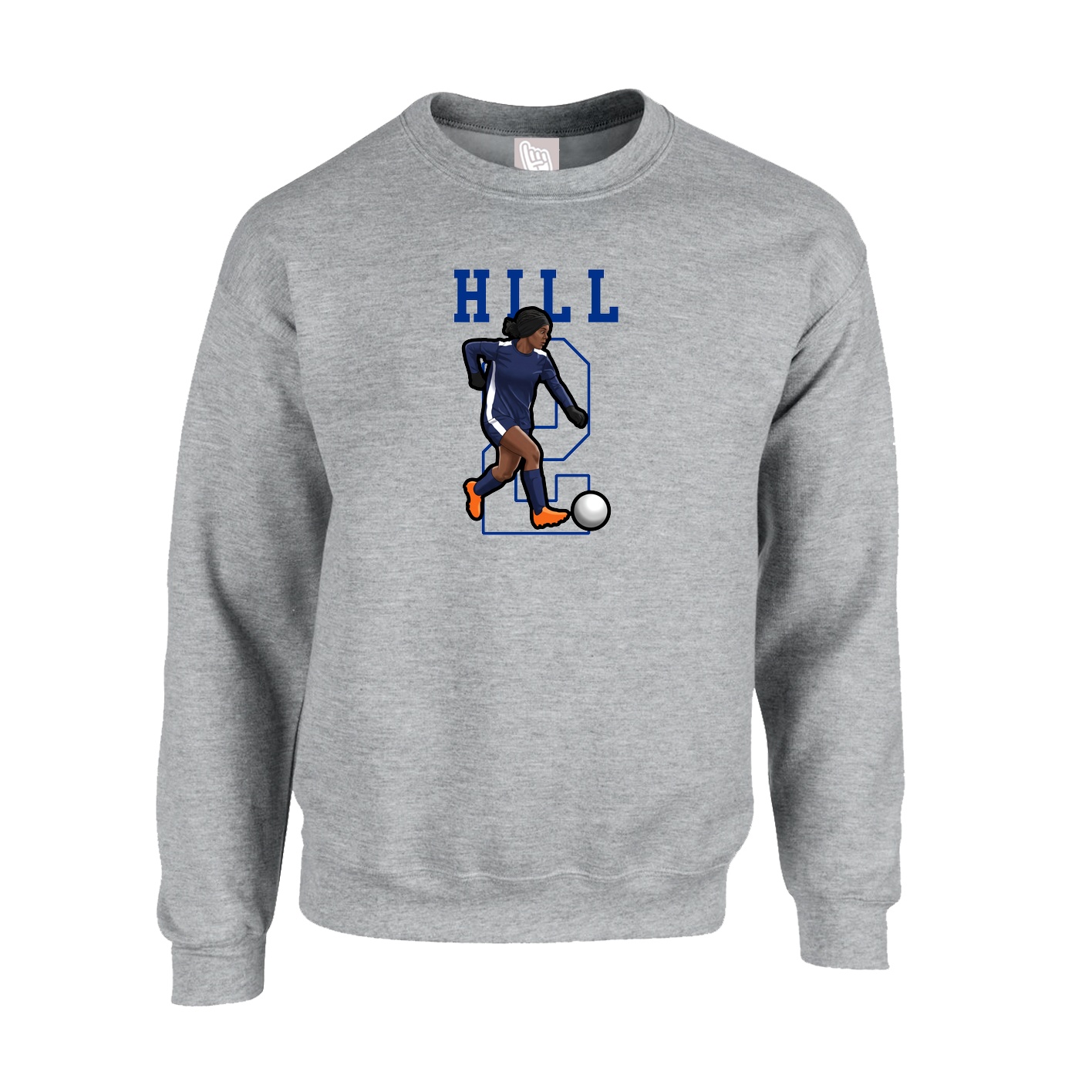 Fleece Crew — Shirsey in Grey