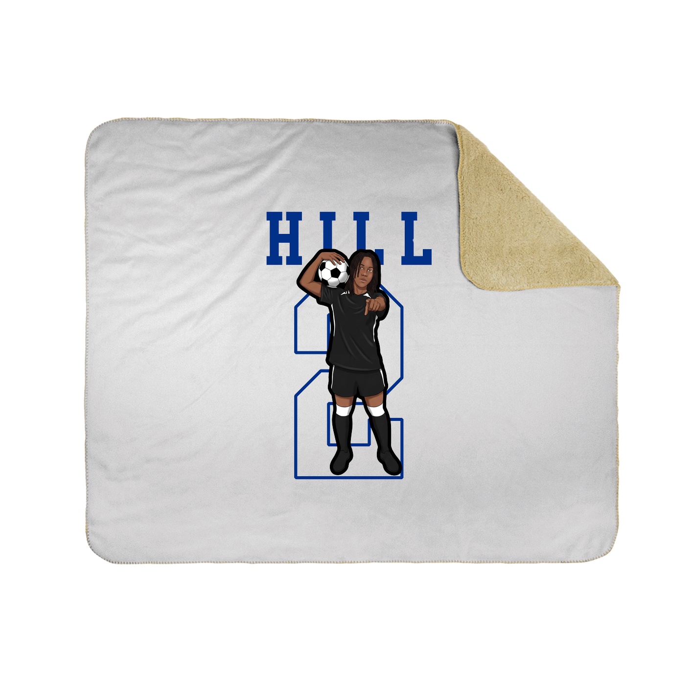 Throw Blanket — Shirsey in White