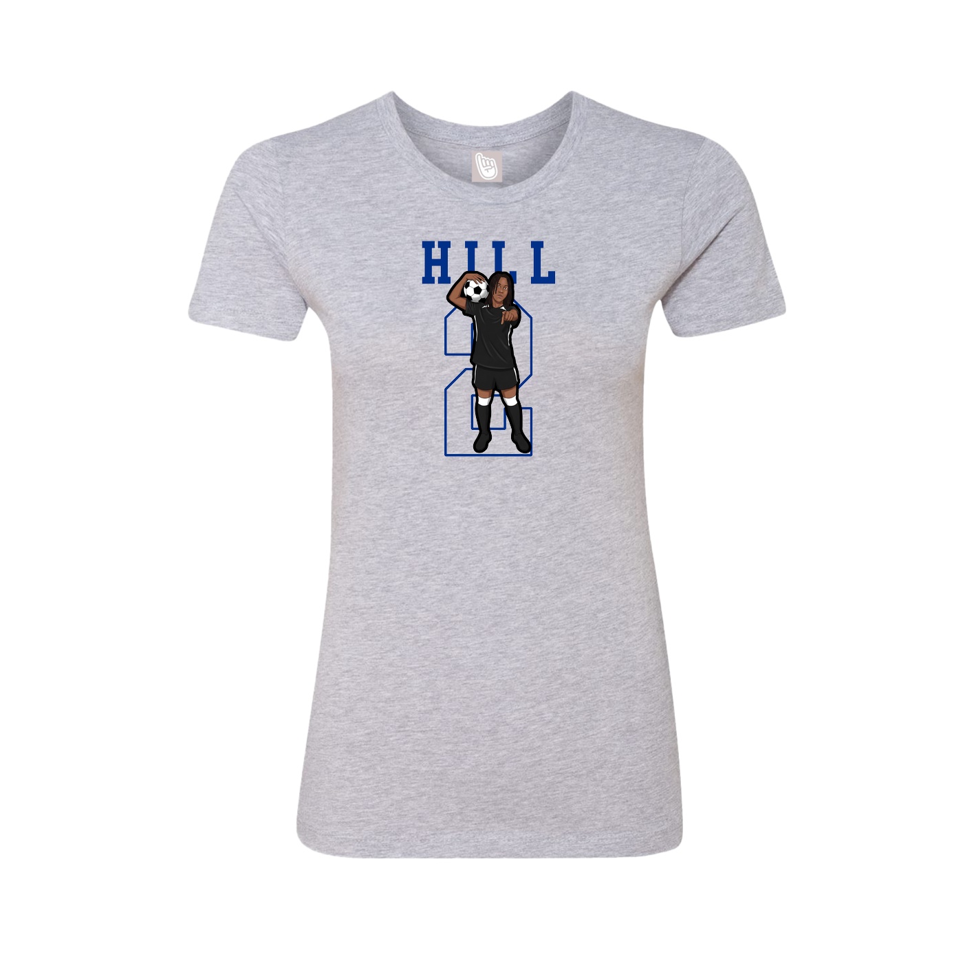 Fitted Women's Tee — Shirsey in Grey